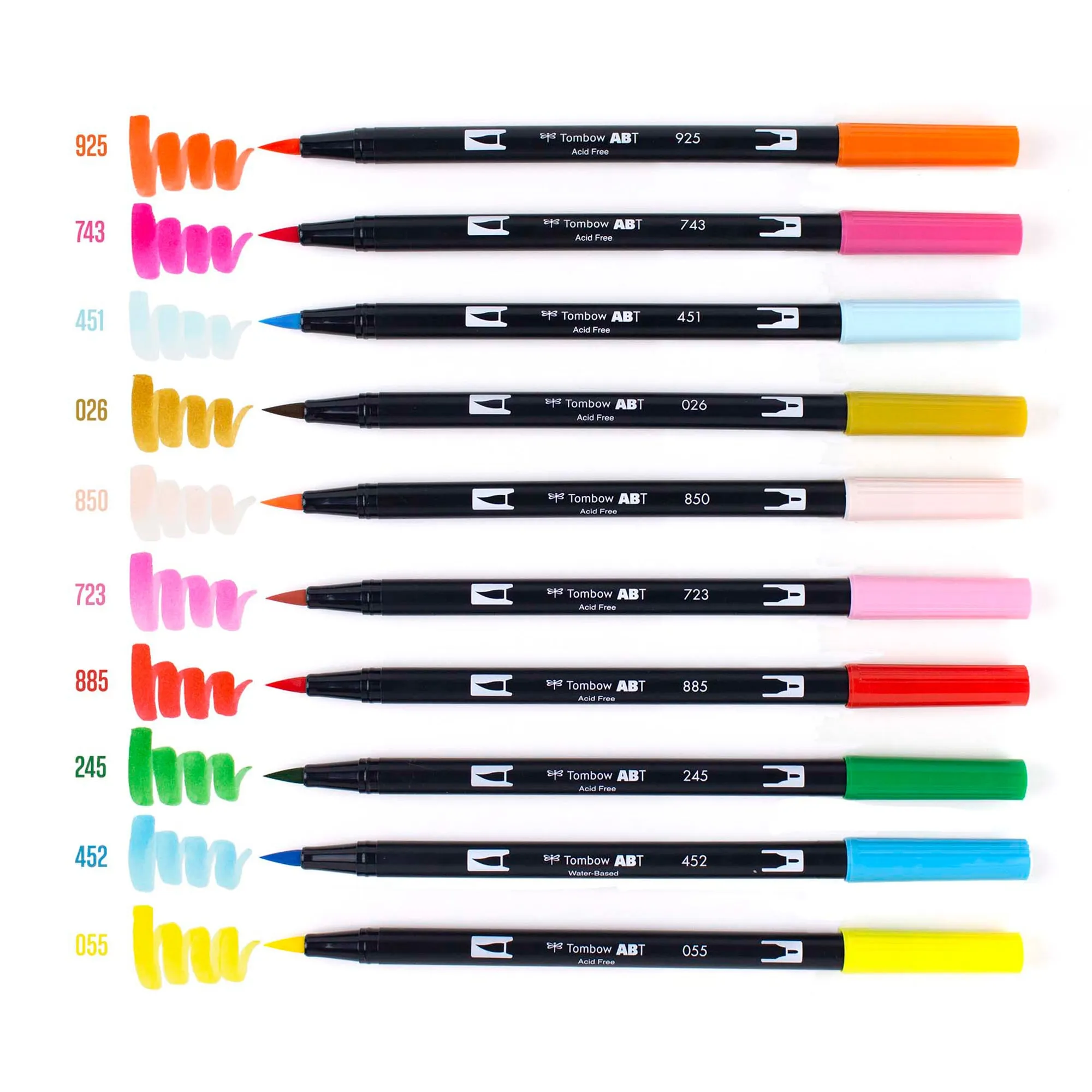 10-Pack Dual Brush Pens - Celebration