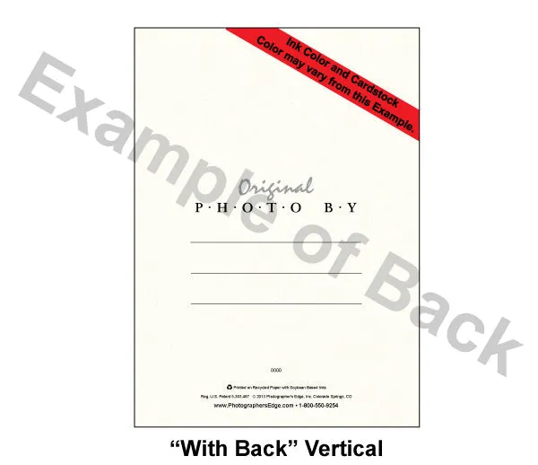 1225SC-A - Bright White, Scarlet Red & Amazon Green Border, Vertical, set of 10 cards