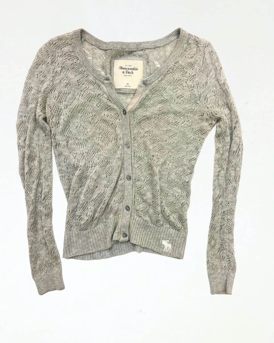 Abercrombie and Fitch Grey Cardigan