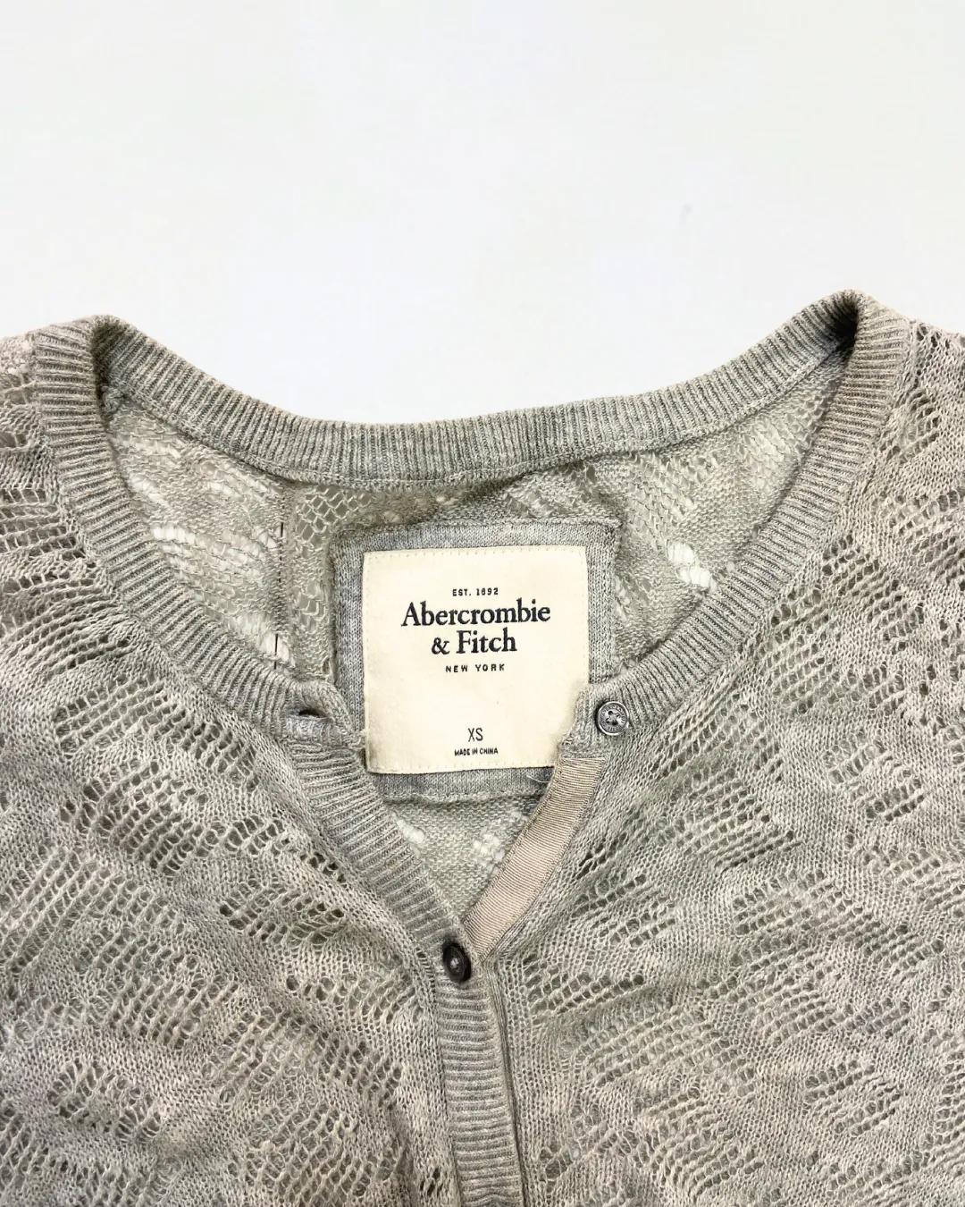 Abercrombie and Fitch Grey Cardigan