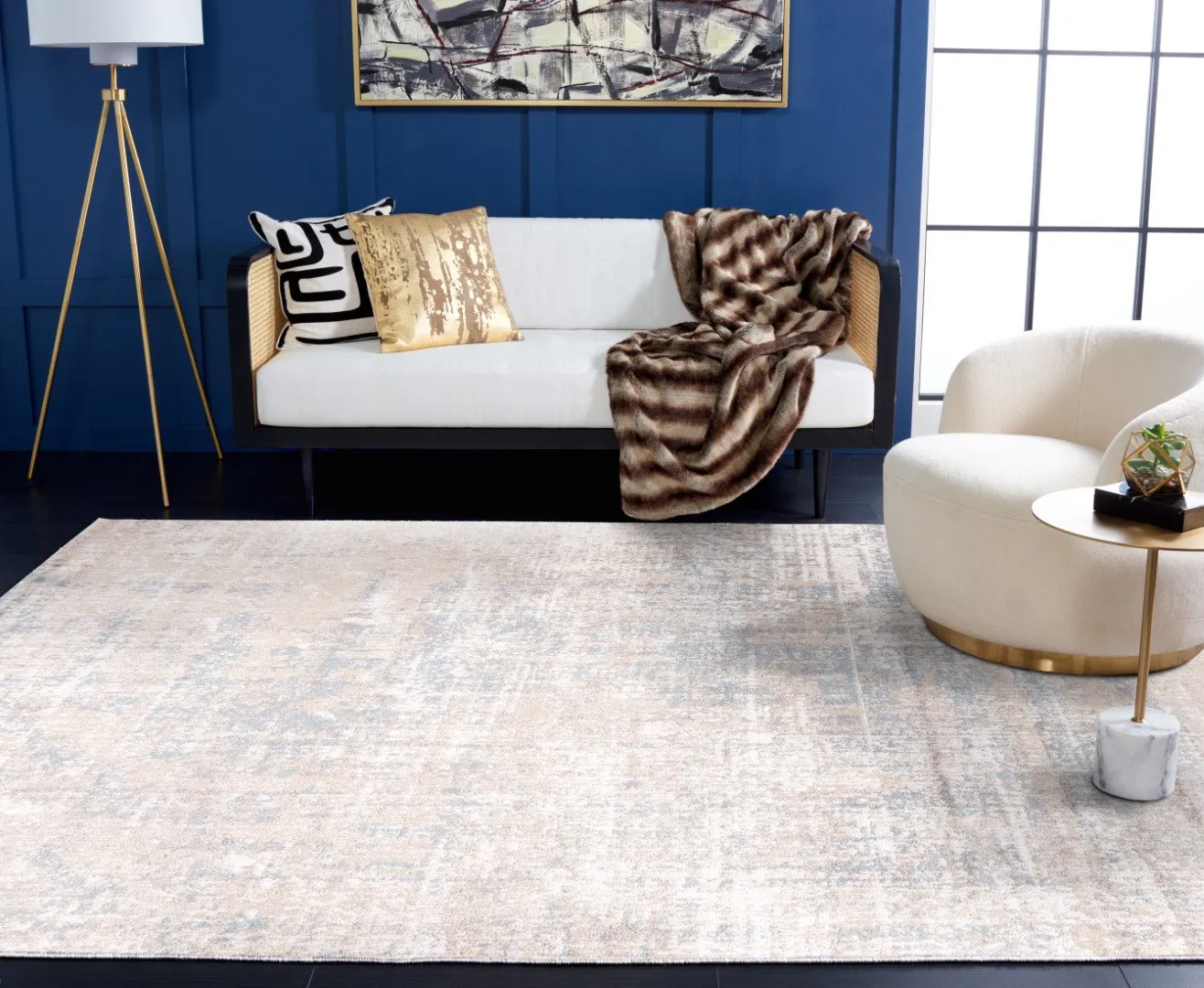 Adirondack Transitional Power Loomed Area Rug - Luxurious Softness, Elegant Design for Any Room