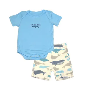 Bamboo Short Sleeve Onesie & Short Set