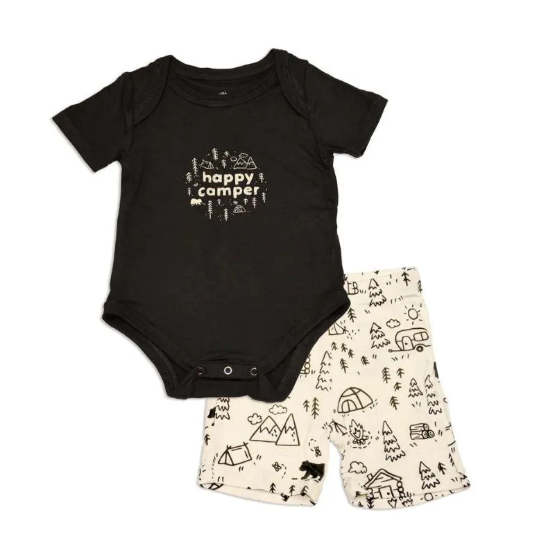 Bamboo Short Sleeve Onesie & Short Set