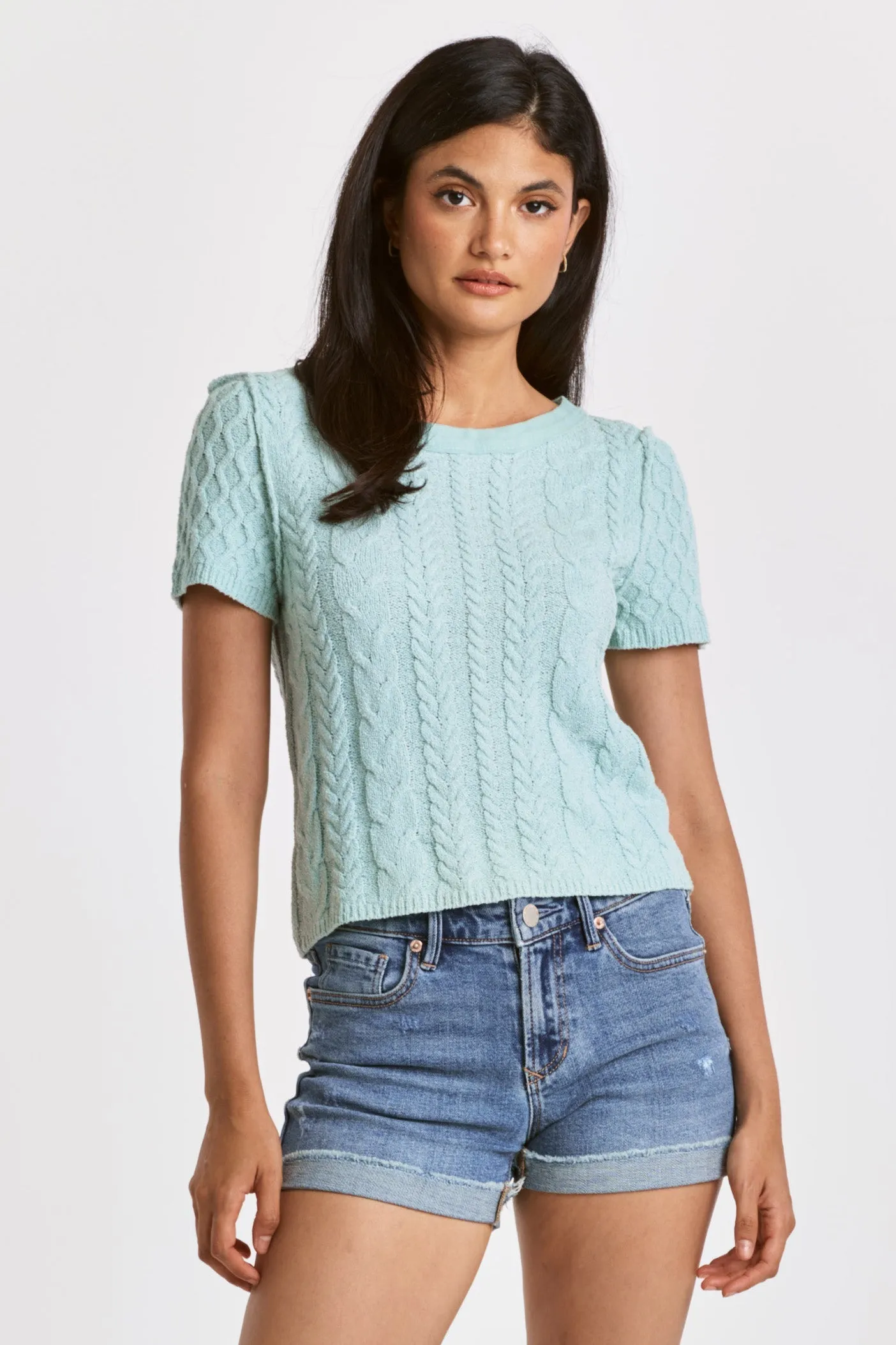 BARRY BOAT NECK TOP FRESH MINT