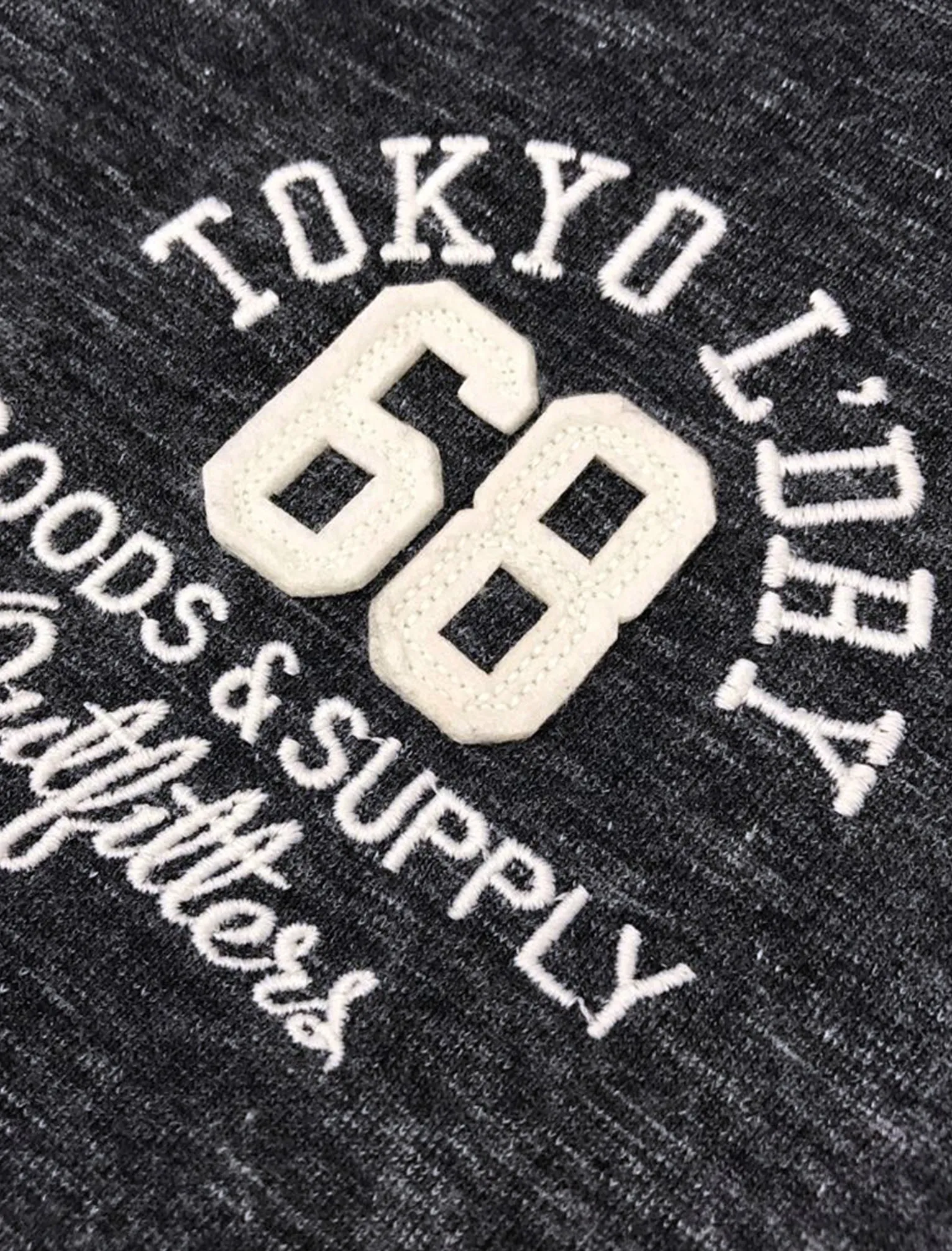 Berling Jersey Polo Shirt in Charcoal / Ivory - Tokyo Laundry