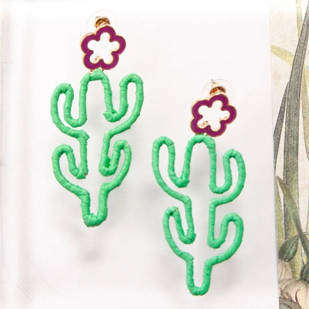 Cactus Stud Earrings