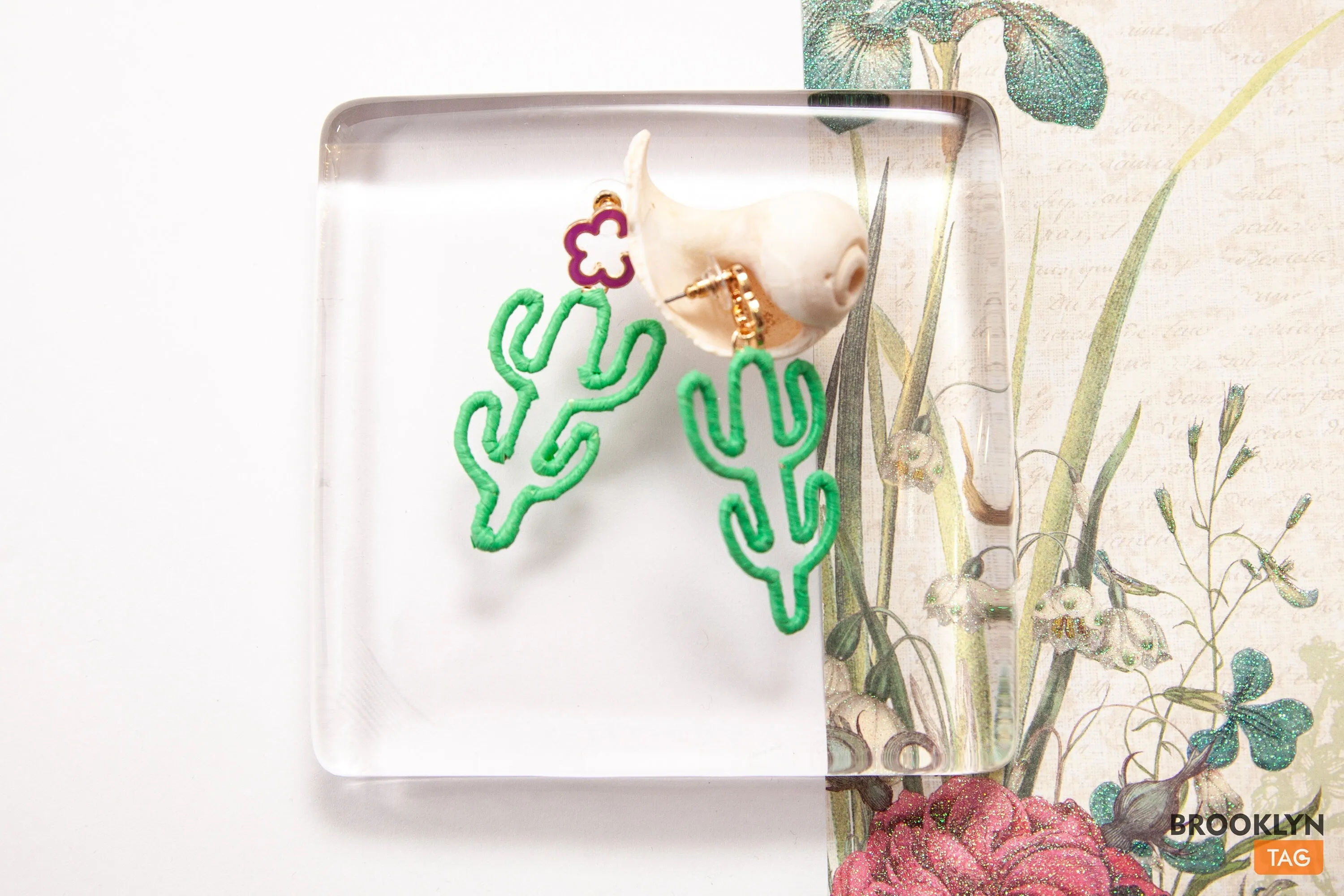 Cactus Stud Earrings