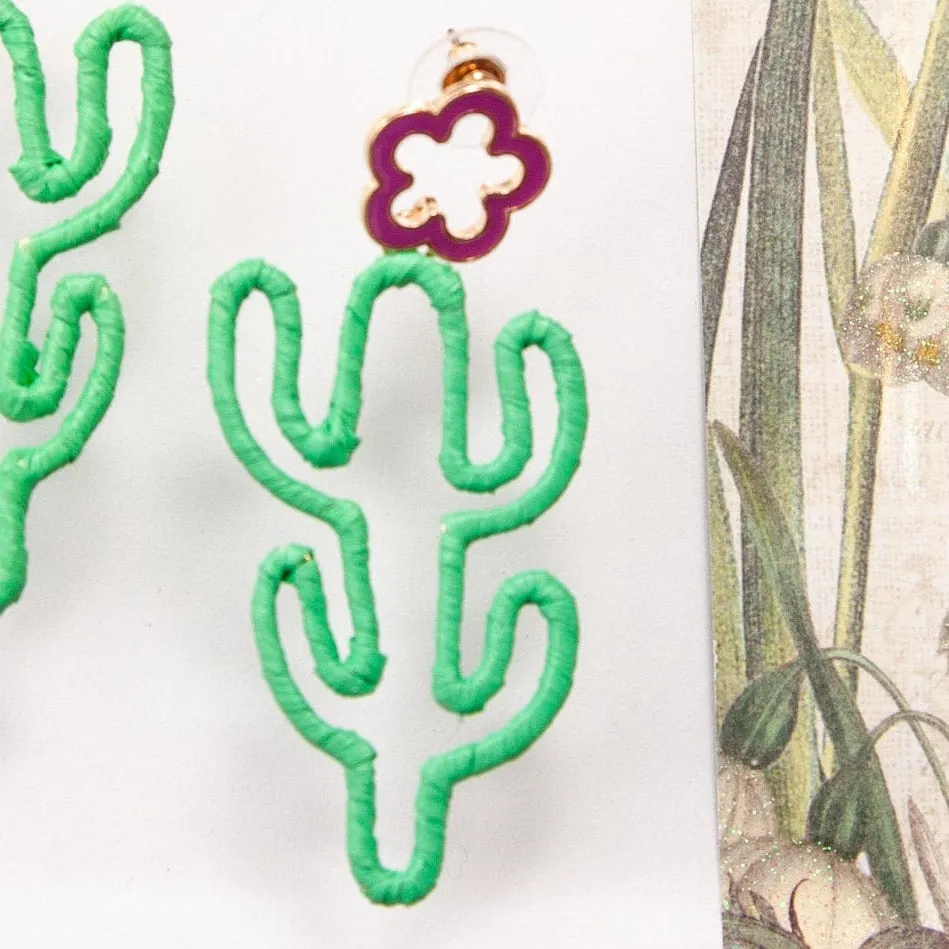 Cactus Stud Earrings