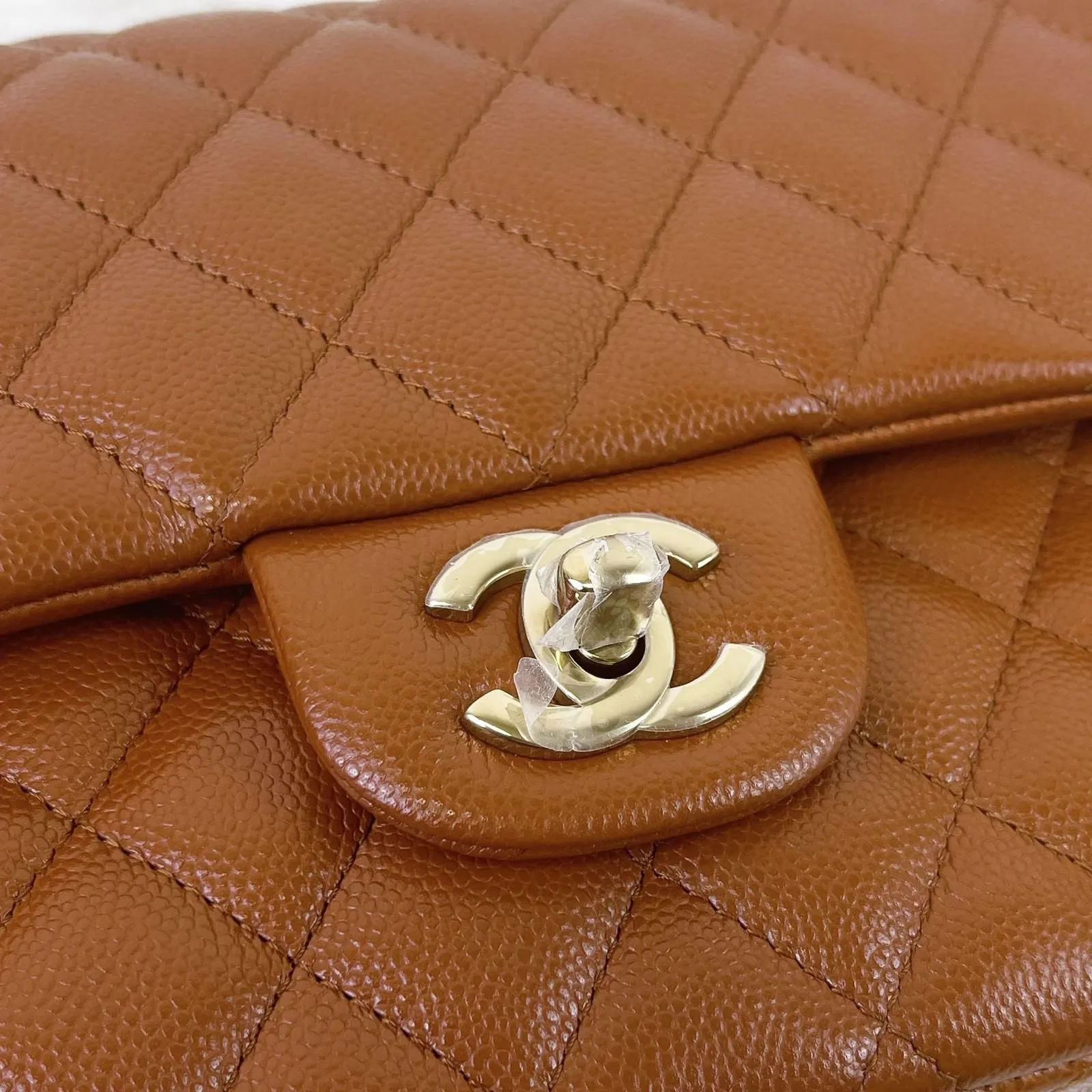 Chanel Timeless Classic Medium M/L 23A Caramel Caviar Leather