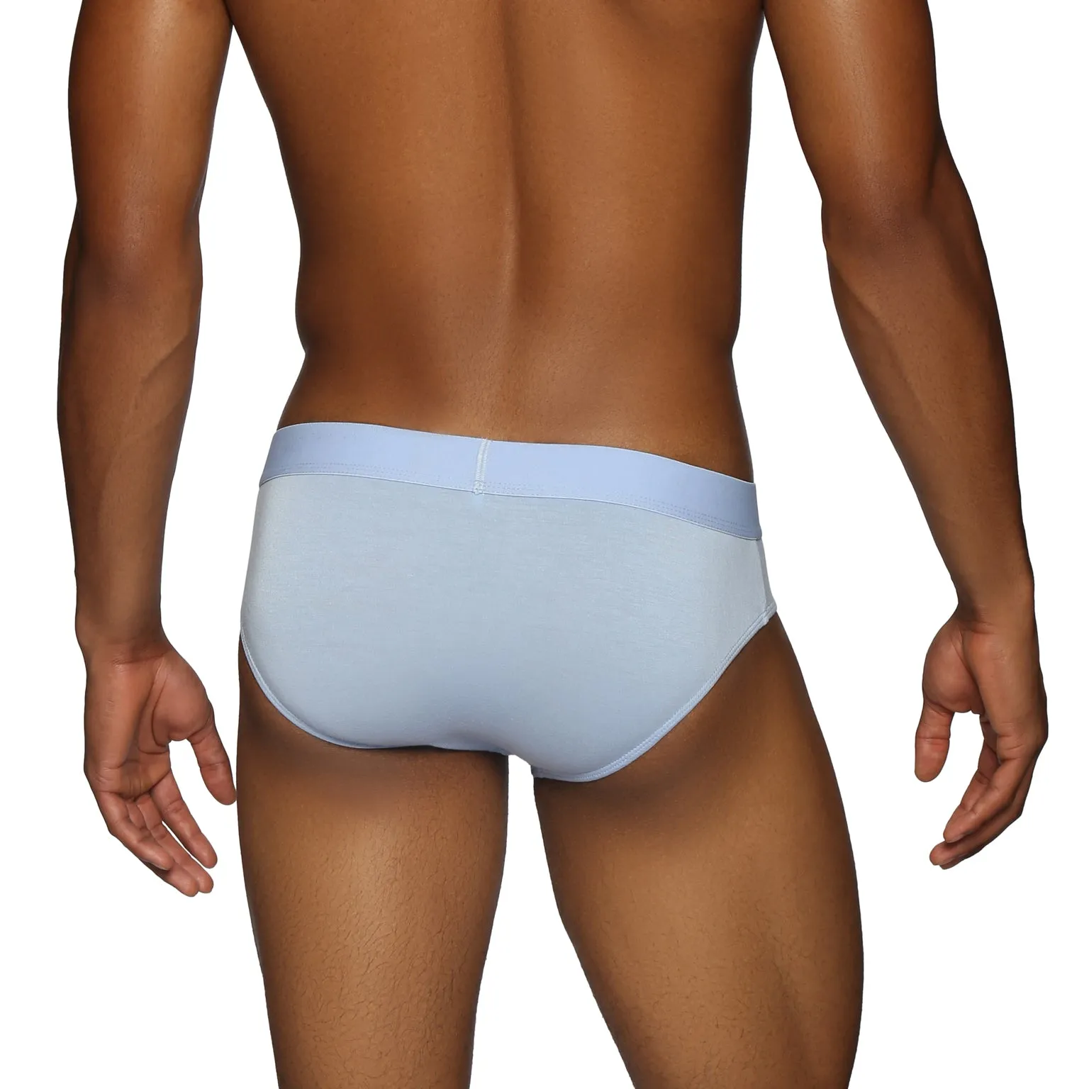 Cornflower Solid Low Rise Brief