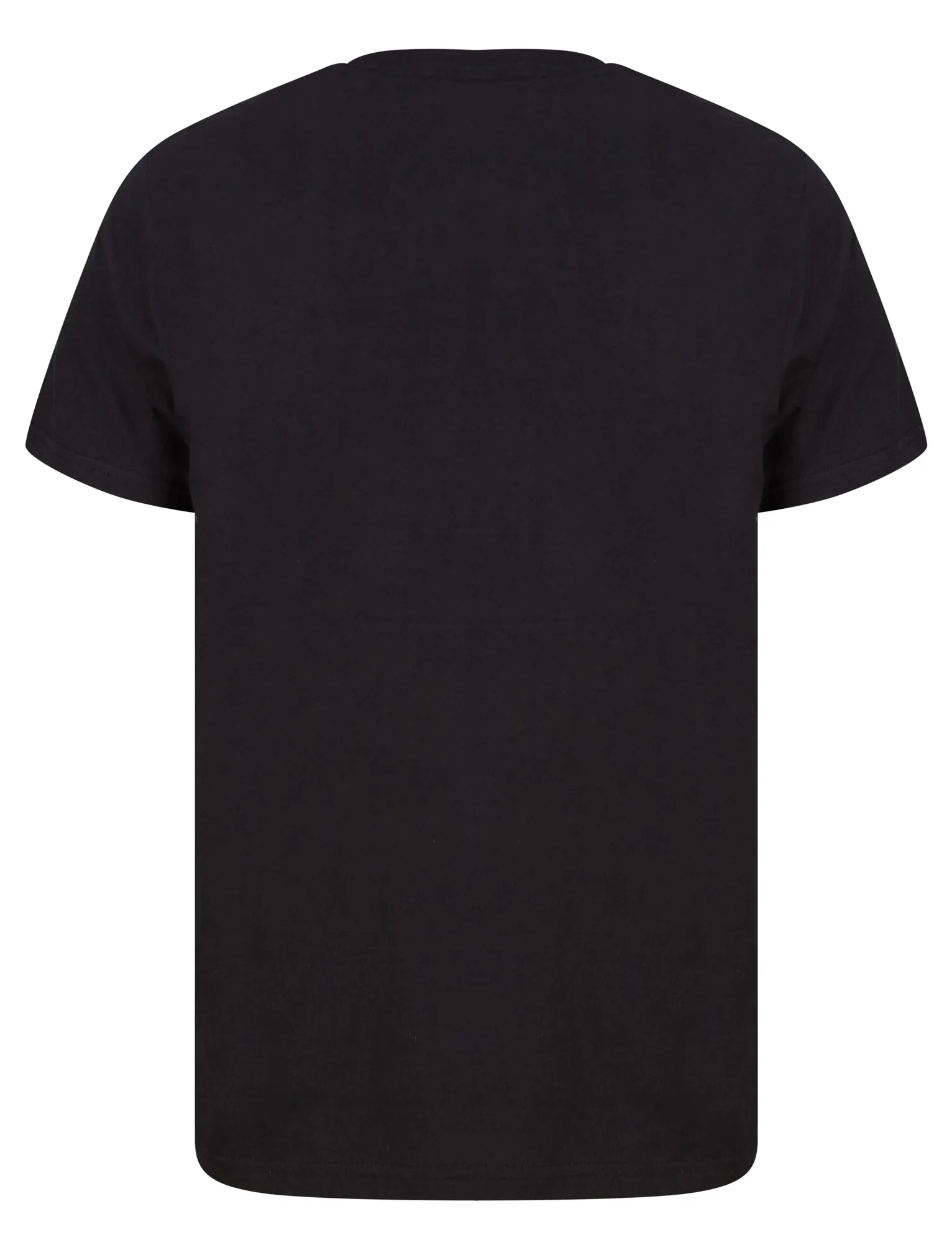 Fearless Motif Cotton Jersey T-Shirt in Jet Black - South Shore