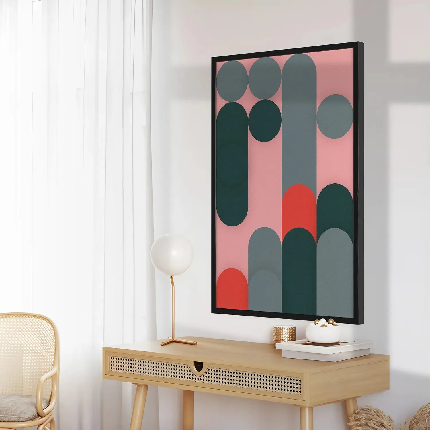 Geometric Pattern Wall Art - I