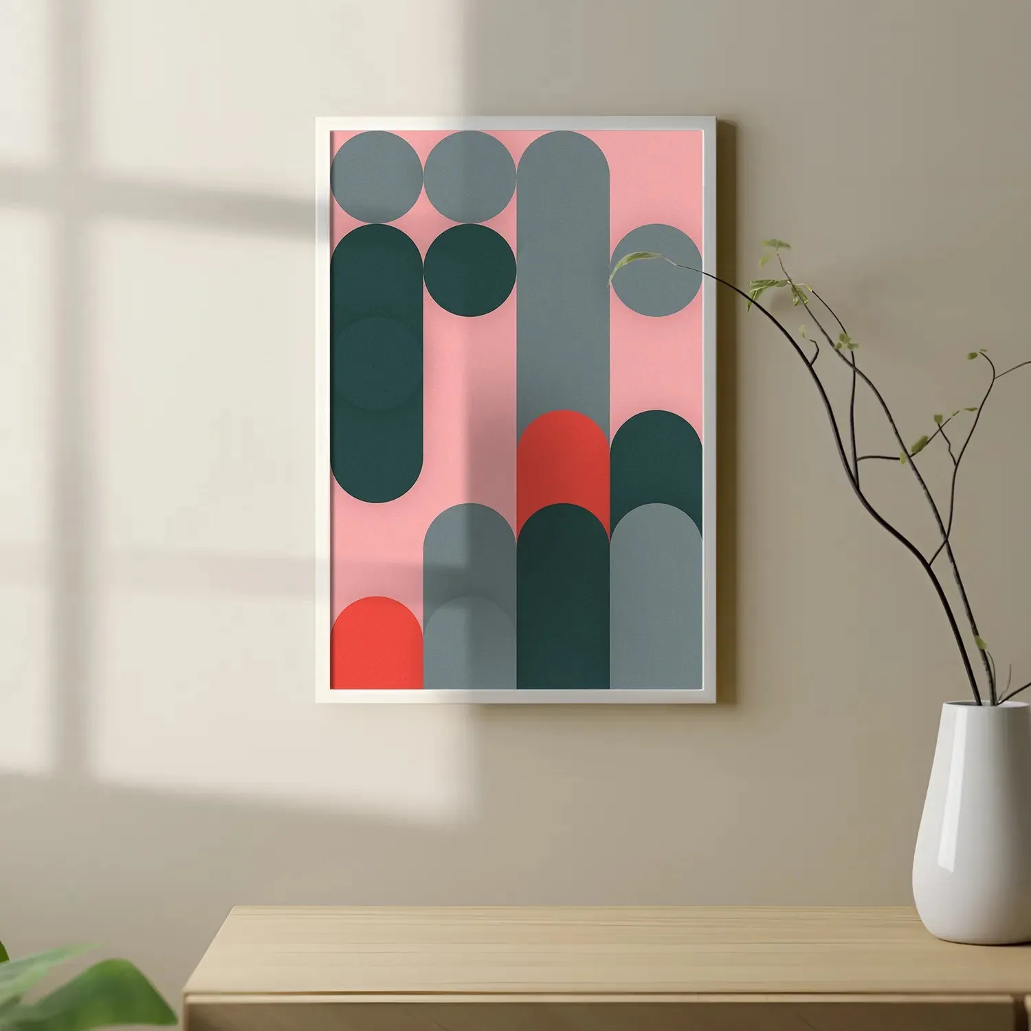 Geometric Pattern Wall Art - I