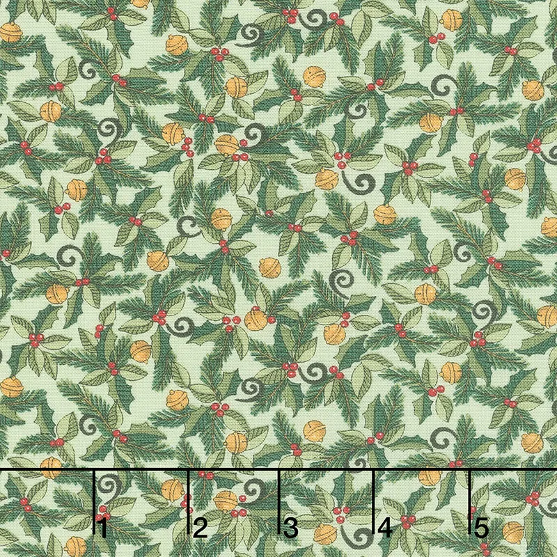 Homegrown Holidays - Holiday Greenery Evergreen Yardage