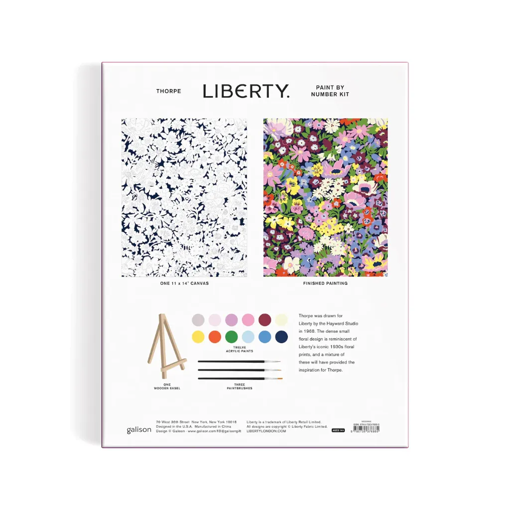 Liberty Thorpe Paint By Numbers Kit