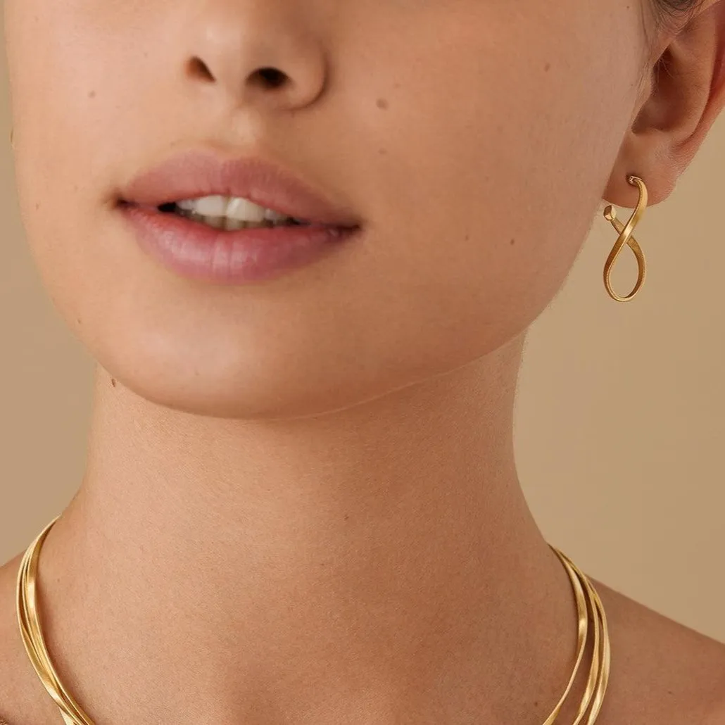 Marco Bicego Marrakech Oval Twist Gold Earrings