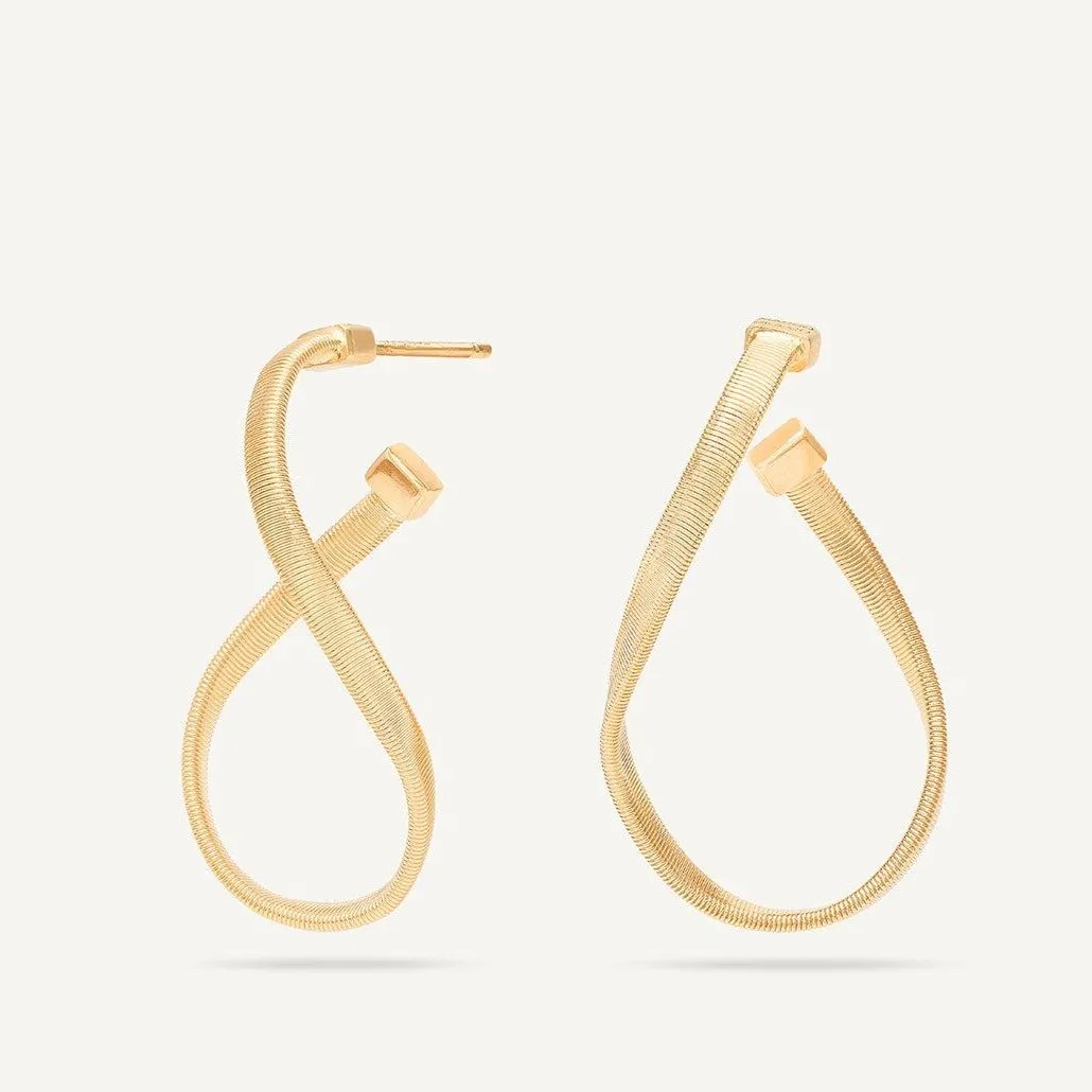 Marco Bicego Marrakech Oval Twist Gold Earrings