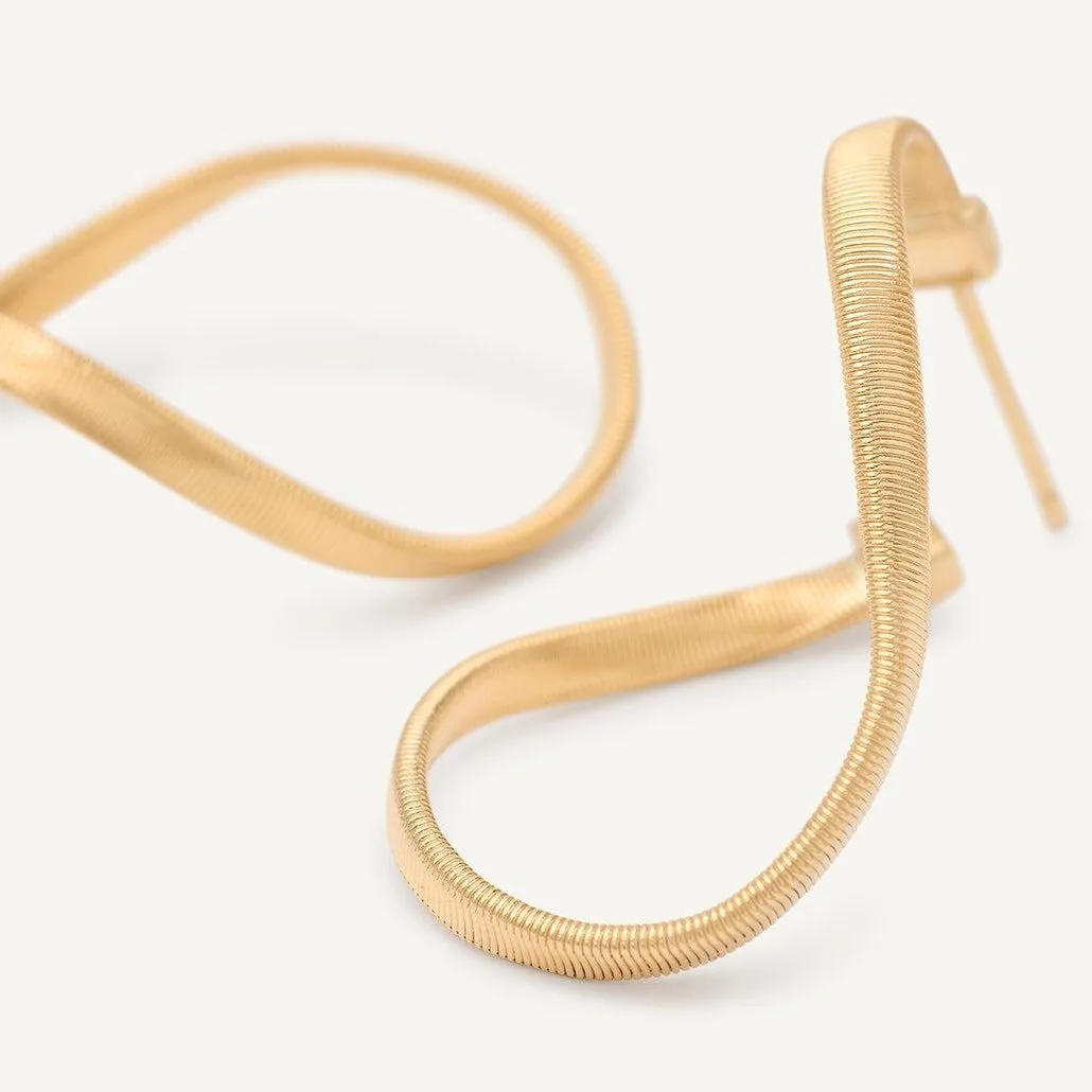 Marco Bicego Marrakech Oval Twist Gold Earrings