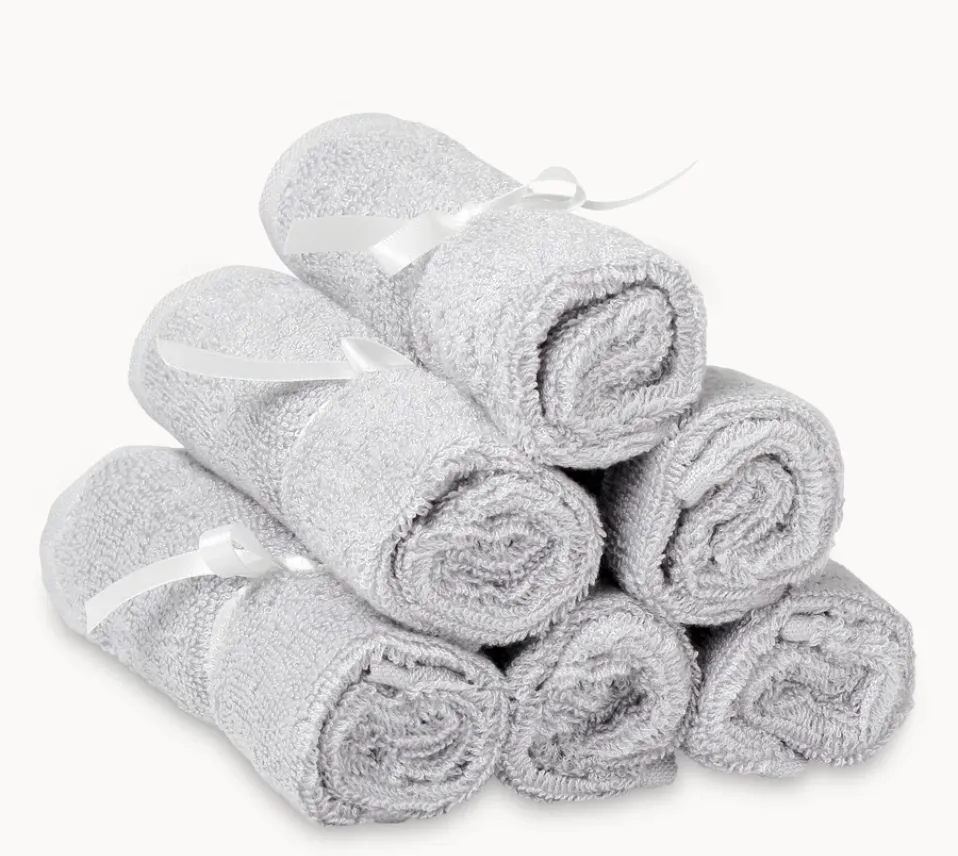 Natemia Ultra Soft Bamboo Washcloths - 6 Pack