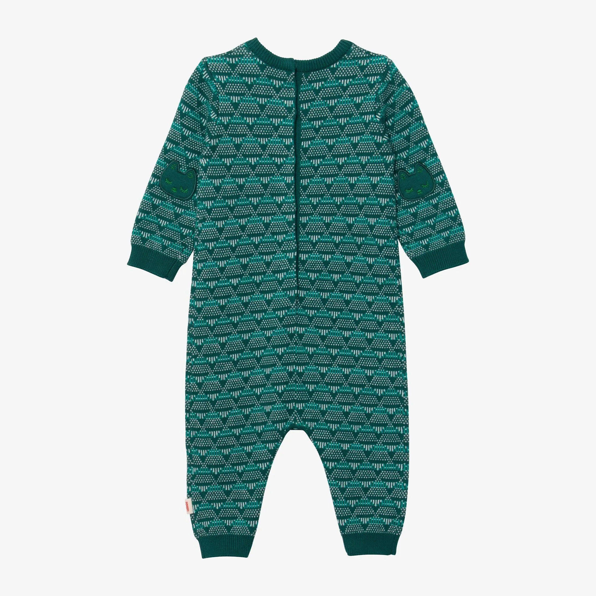 Newborn boy knitted jumpsuit