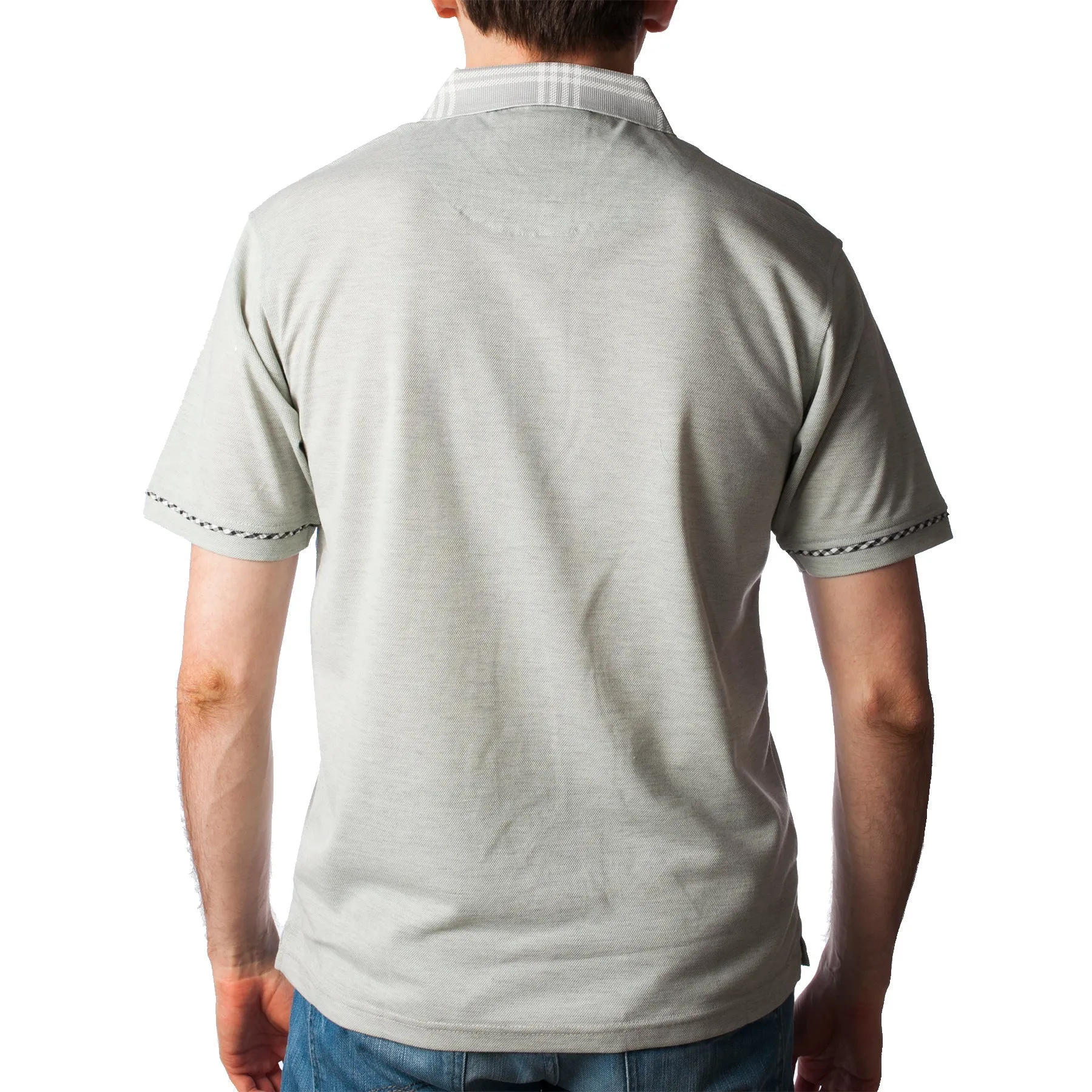 Old Course Polo Shirt Grey Marl