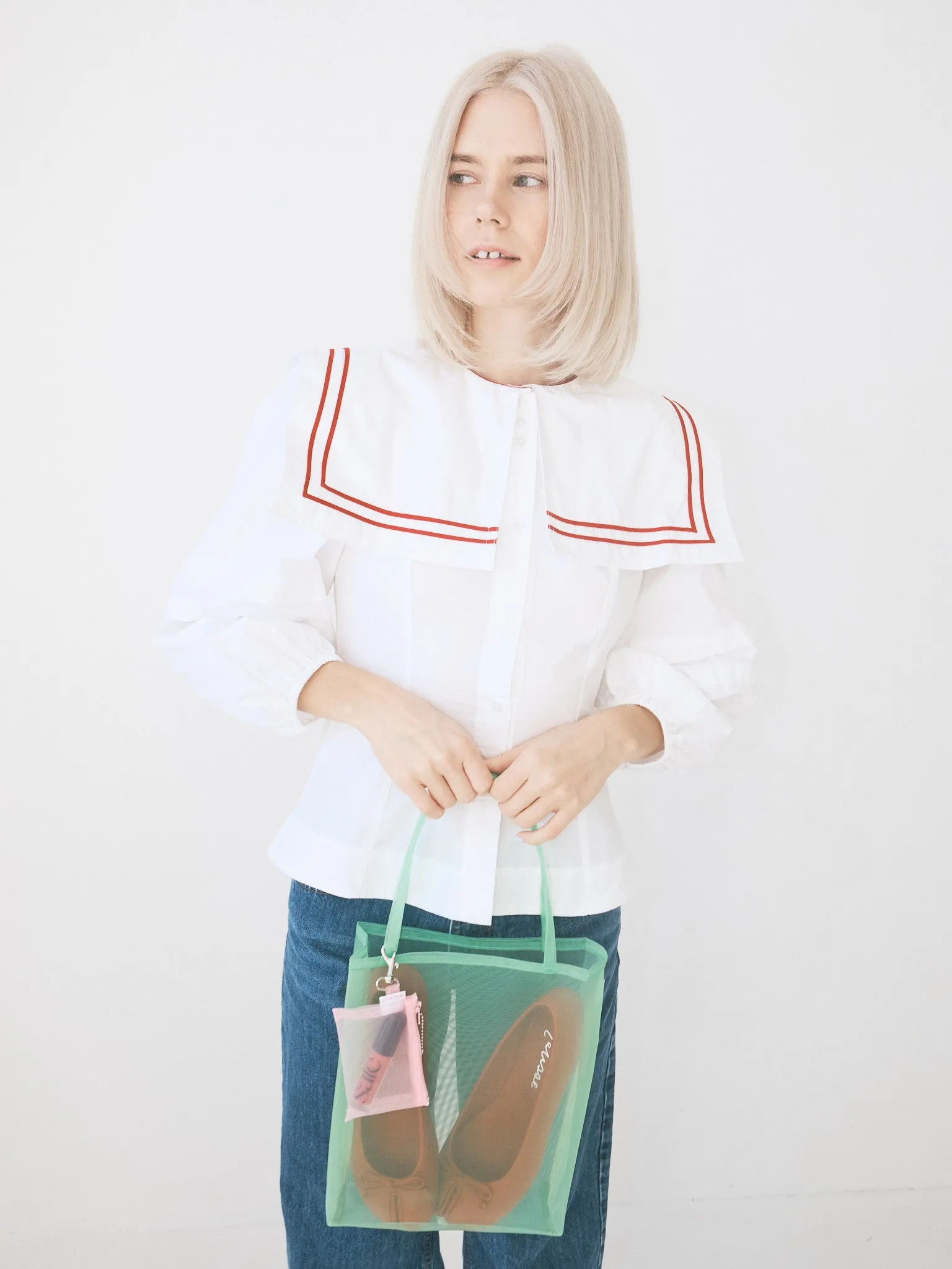Open Tote - Mint