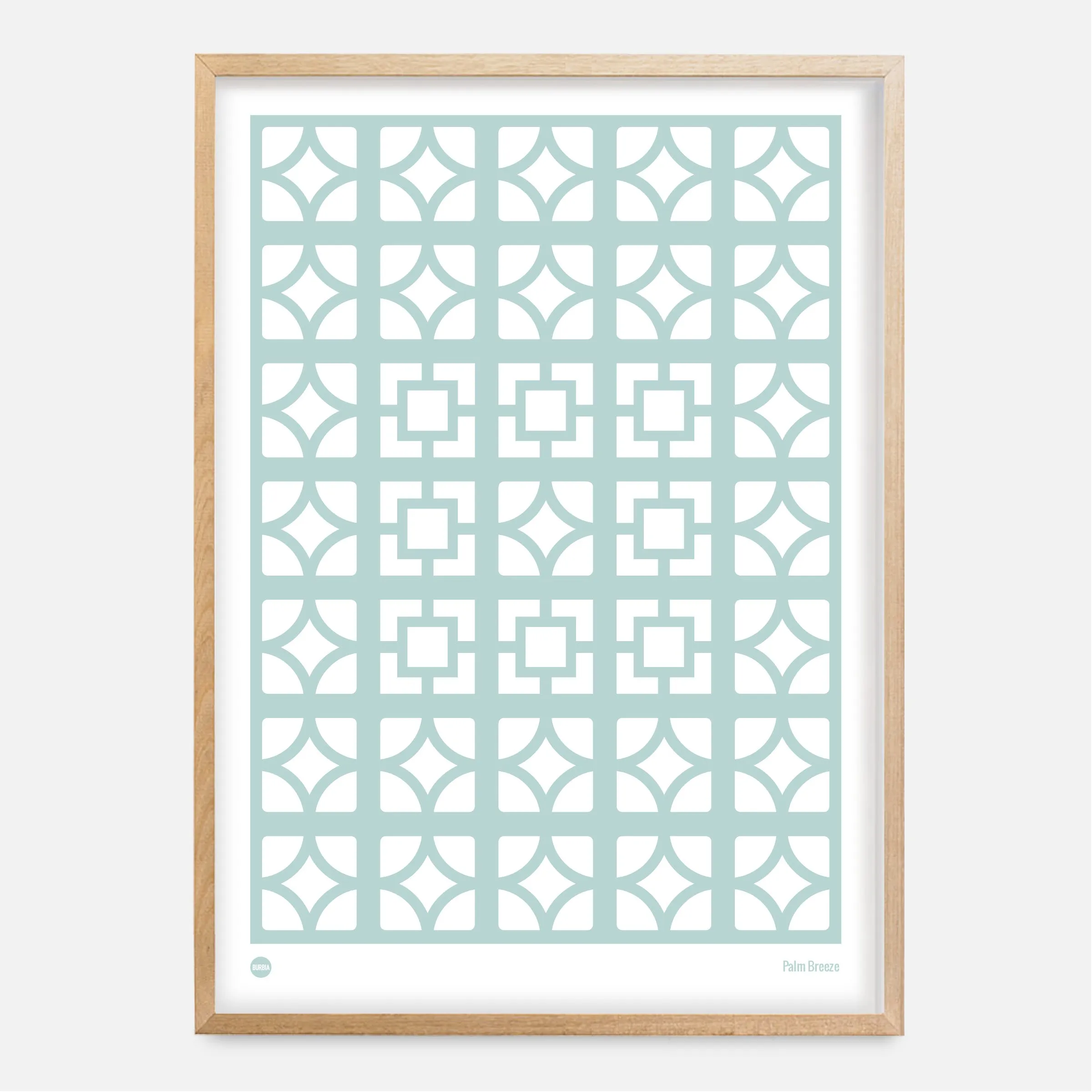 Palm Breeze Block Print
