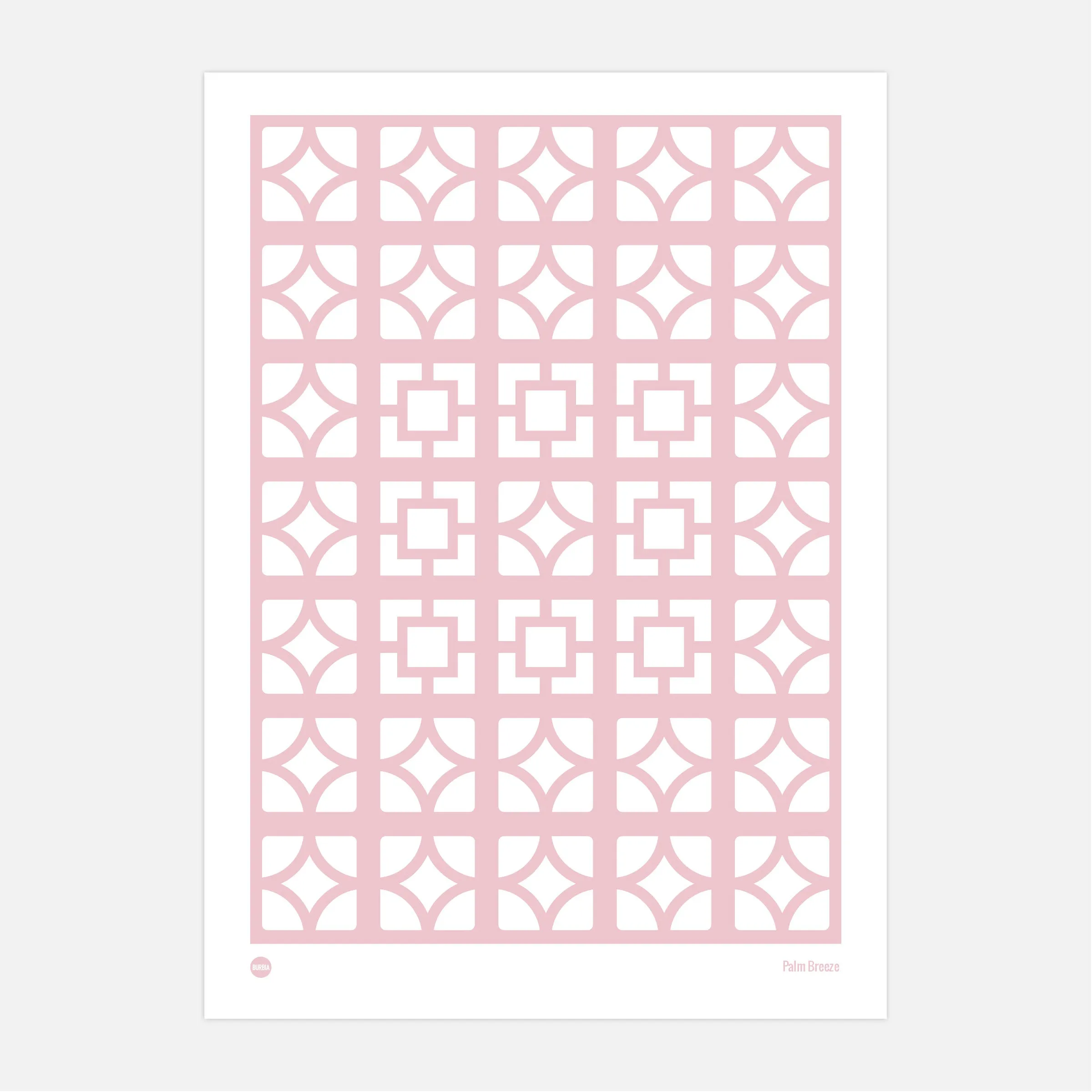 Palm Breeze Block Print