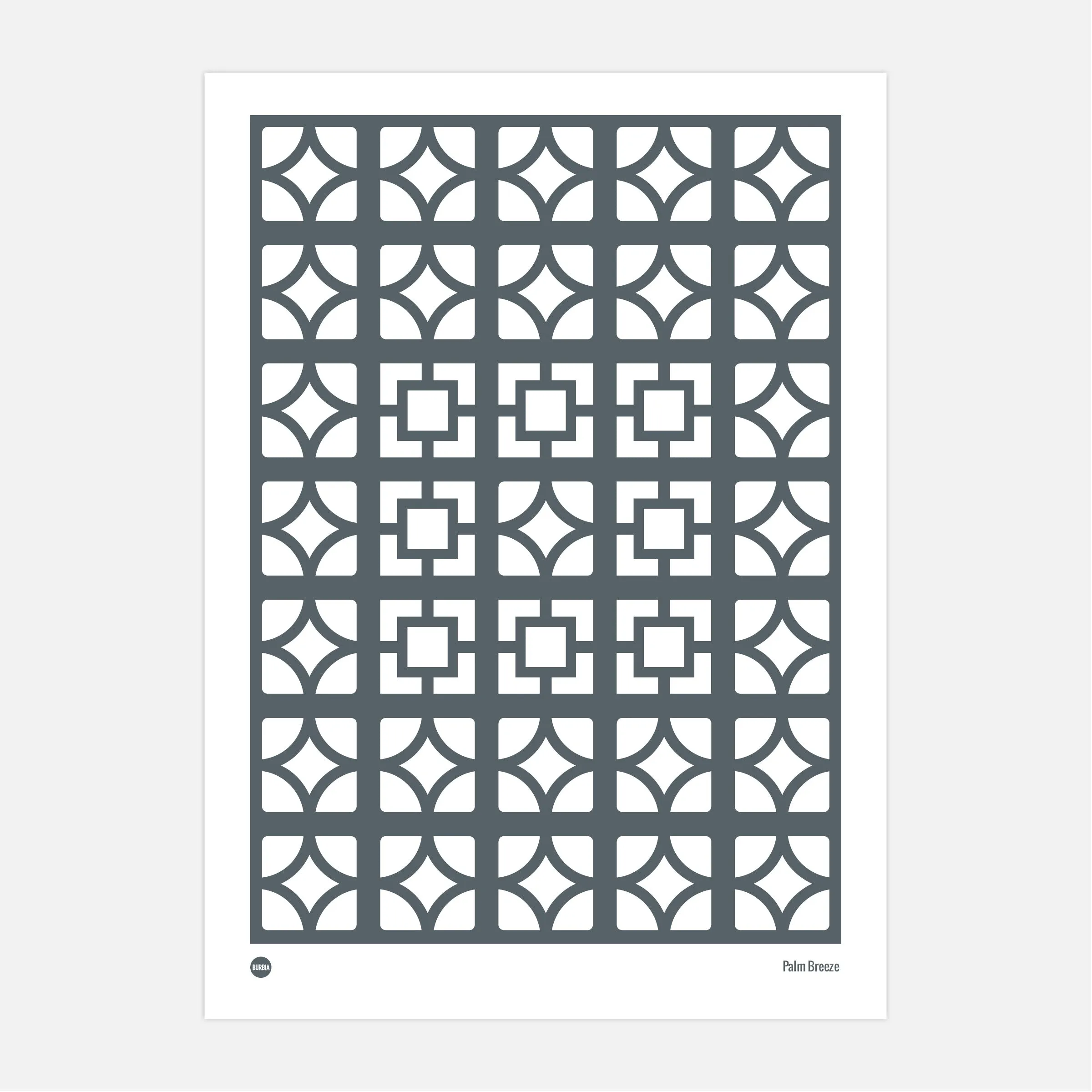 Palm Breeze Block Print