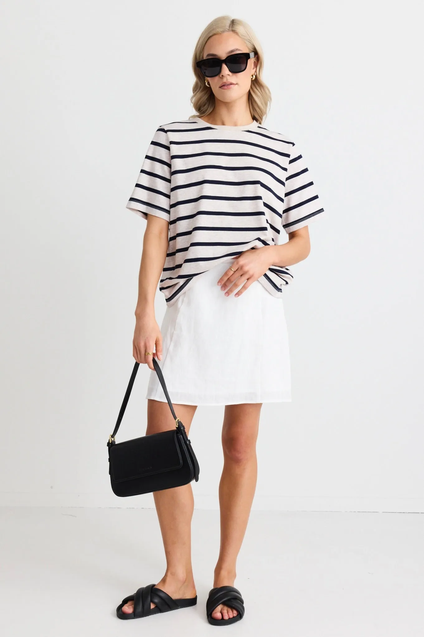 Palma White Mini Skirt