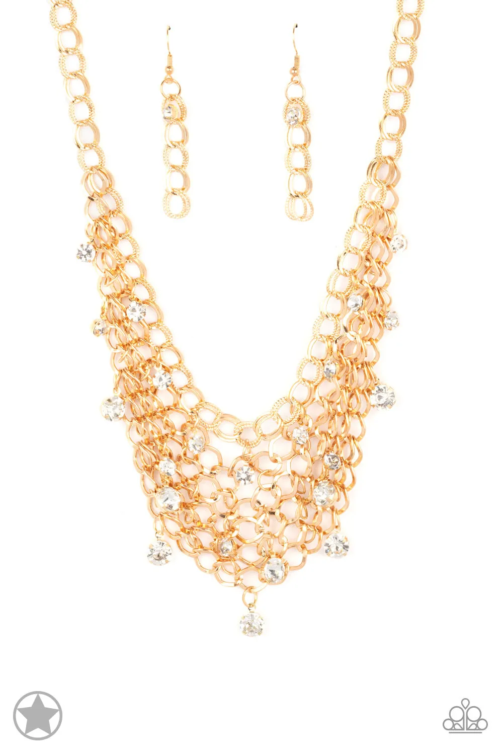Paparazzi Fishing for Compliments Necklace Gold