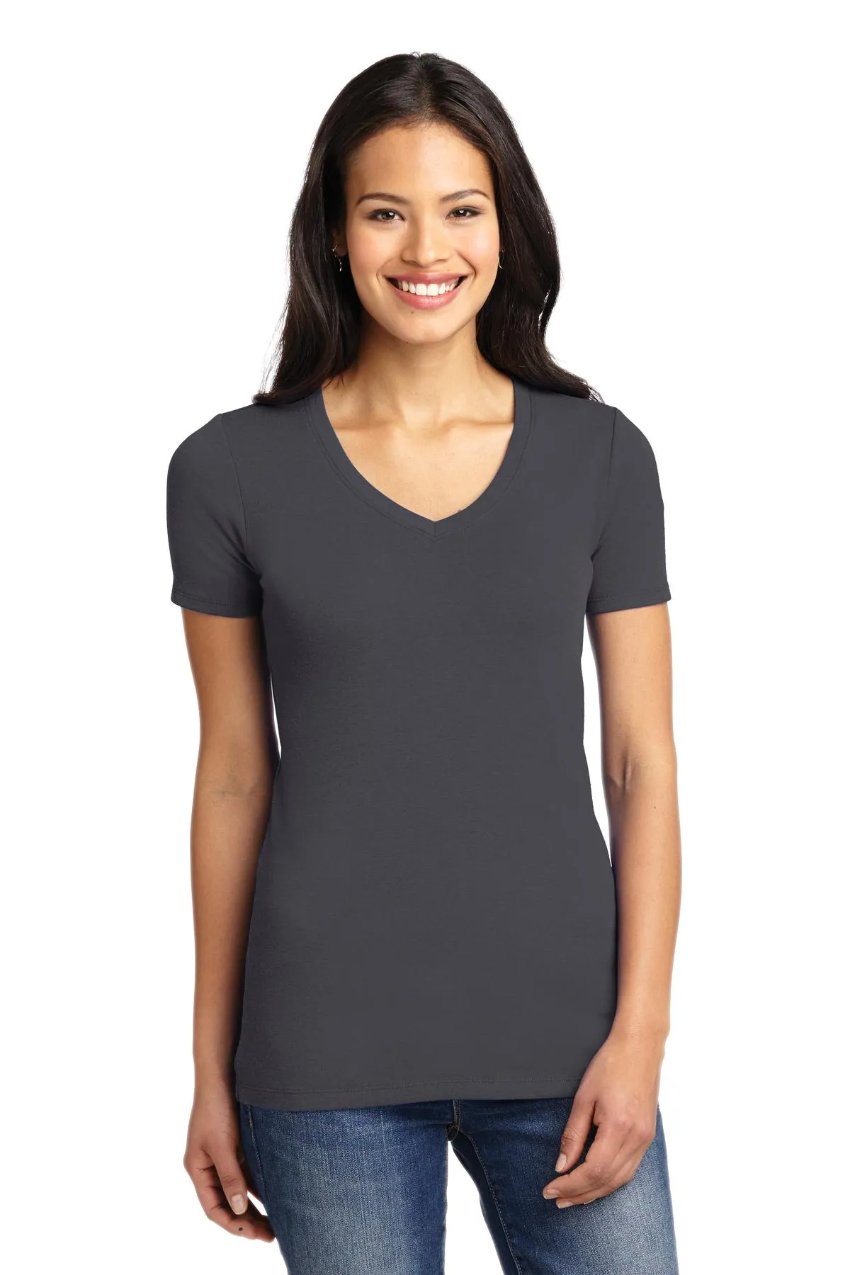 Port Authority Ladies Concept Stretch V-Neck Tee. LM1005