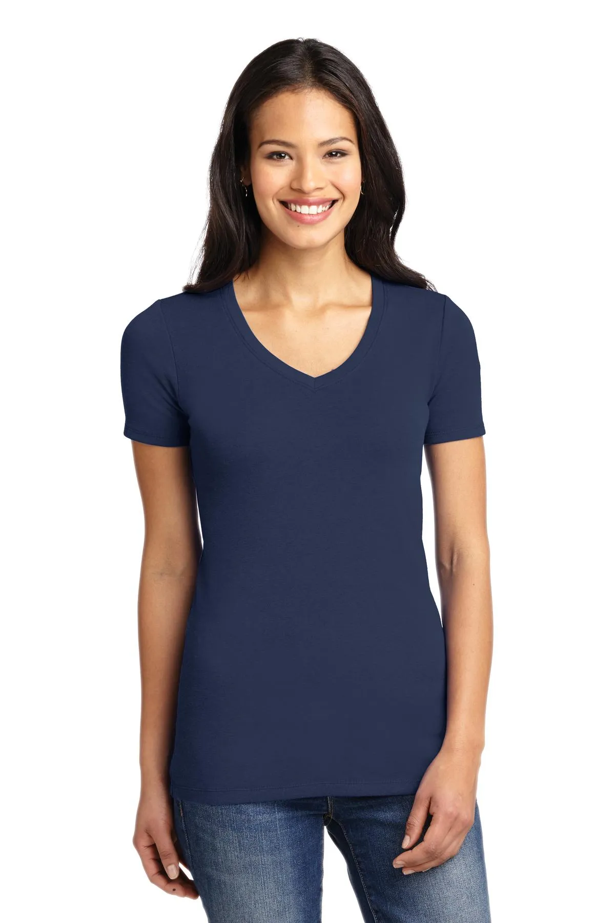 Port Authority Ladies Concept Stretch V-Neck Tee. LM1005