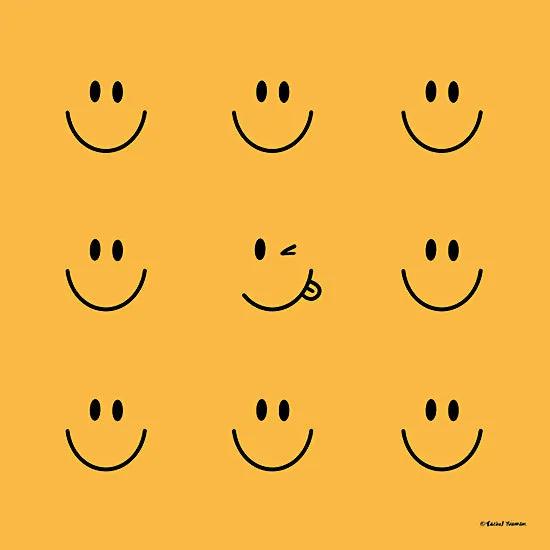 RN587 - Smiley Face Vibes 1 - 12x12