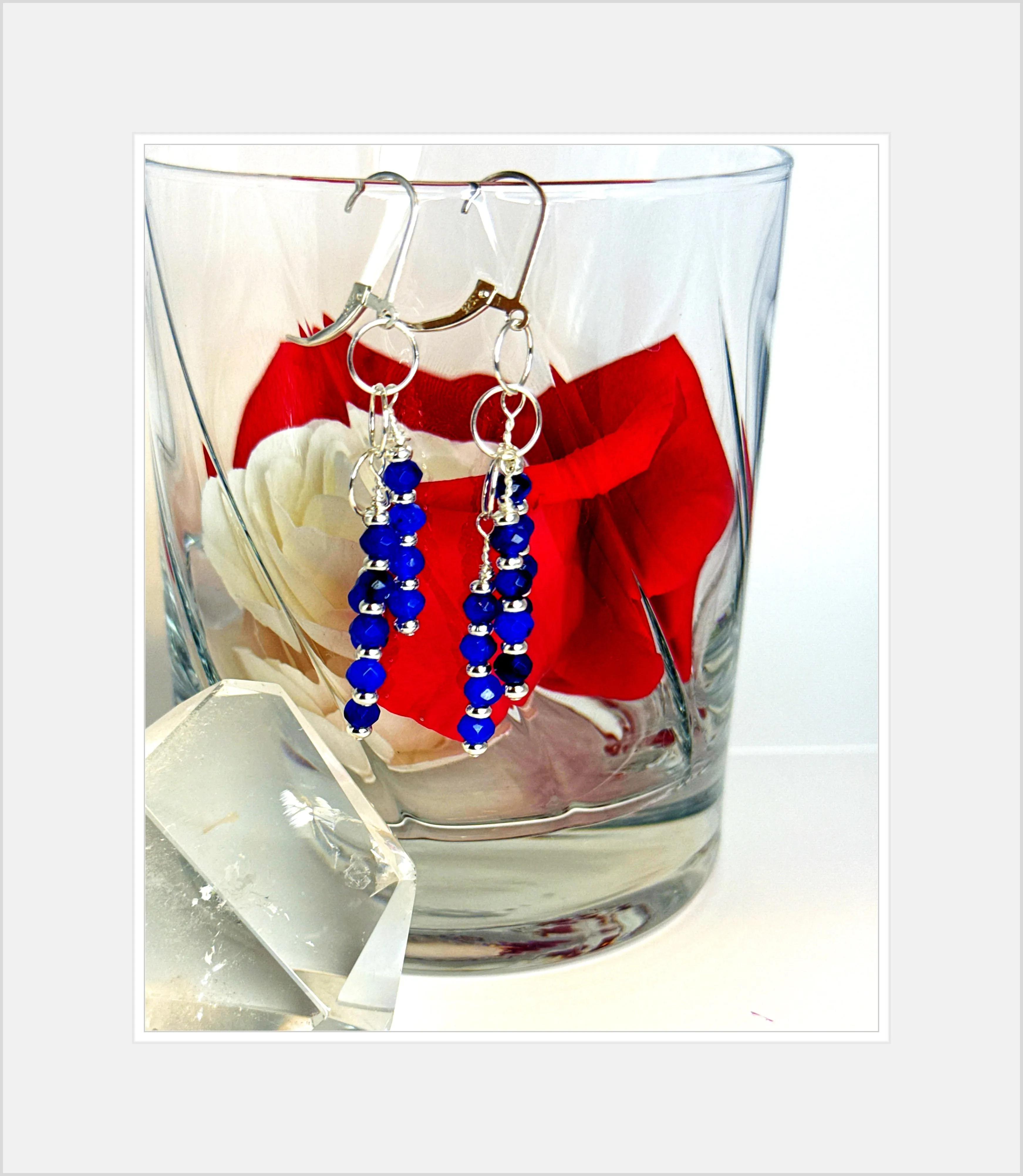 ✨Stunning Sapphire and Silver Earring Set✨