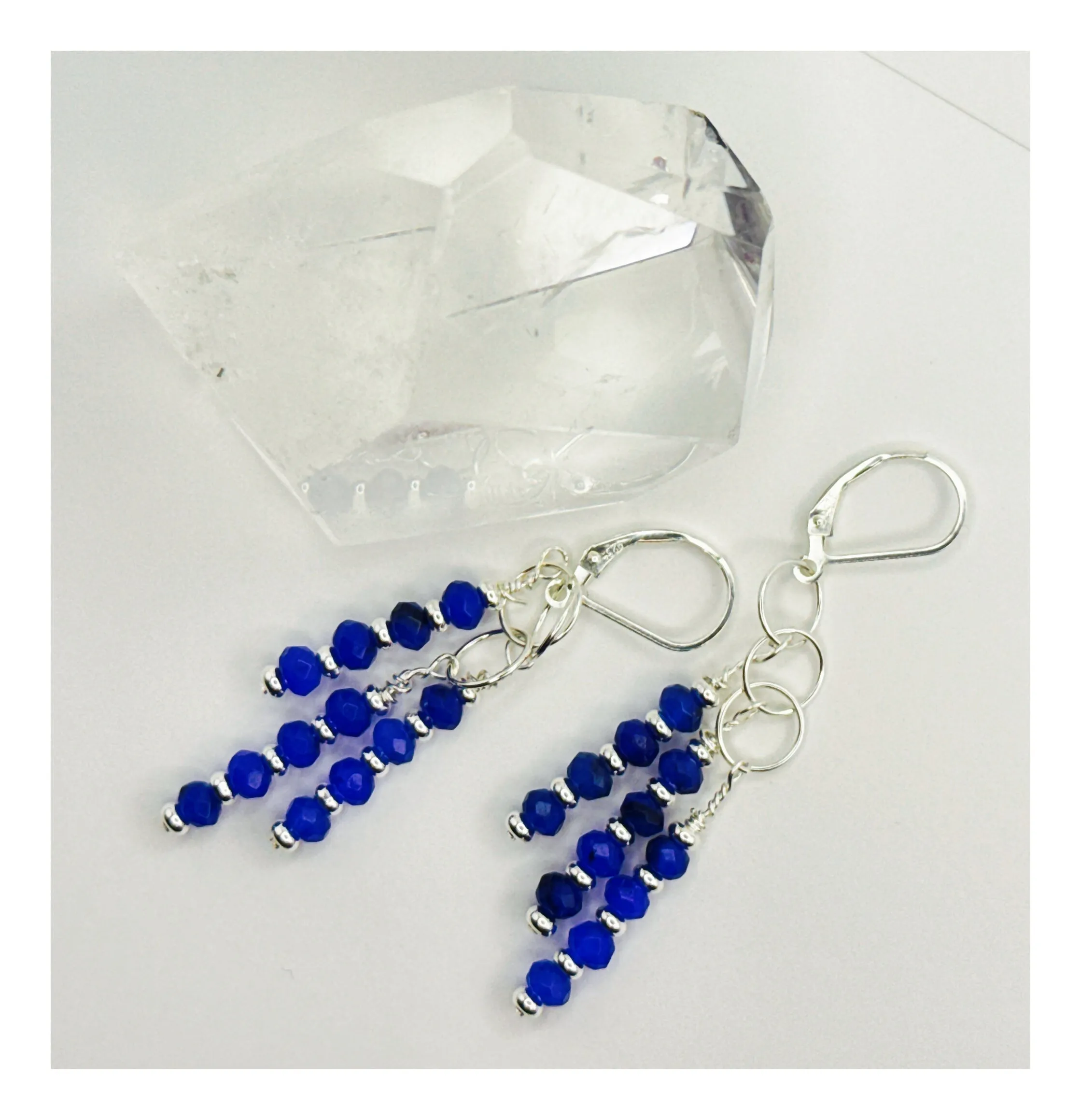 ✨Stunning Sapphire and Silver Earring Set✨