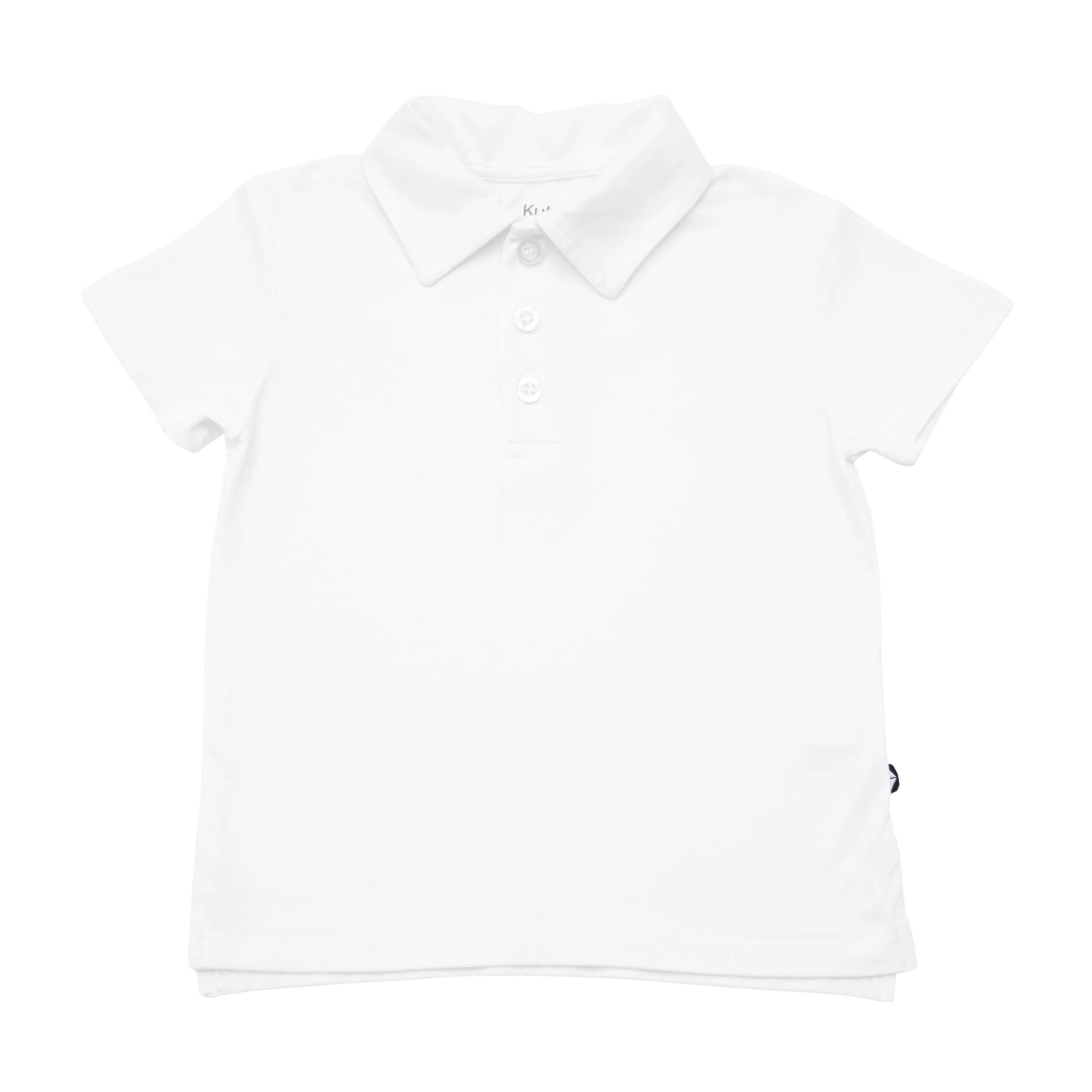 Toddler Short Sleeve Polo in Snow