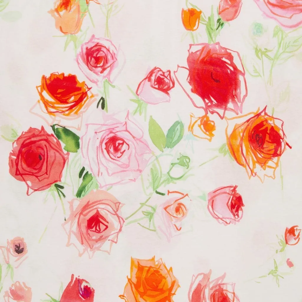 Tossed Roses Pima Knit Nightgown