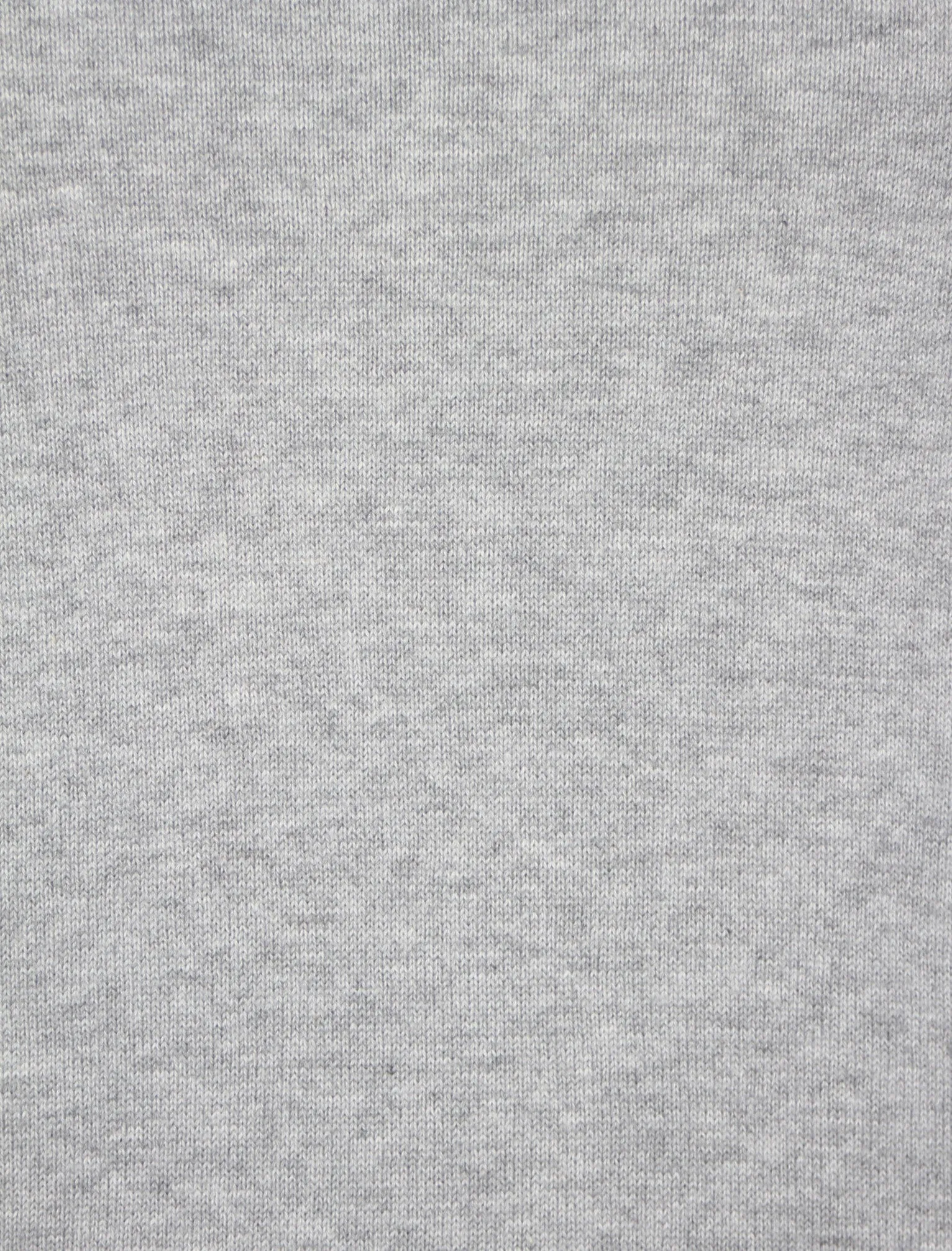 Union Crew Neck Knitted Jumper in Light Grey Marl - Le Shark