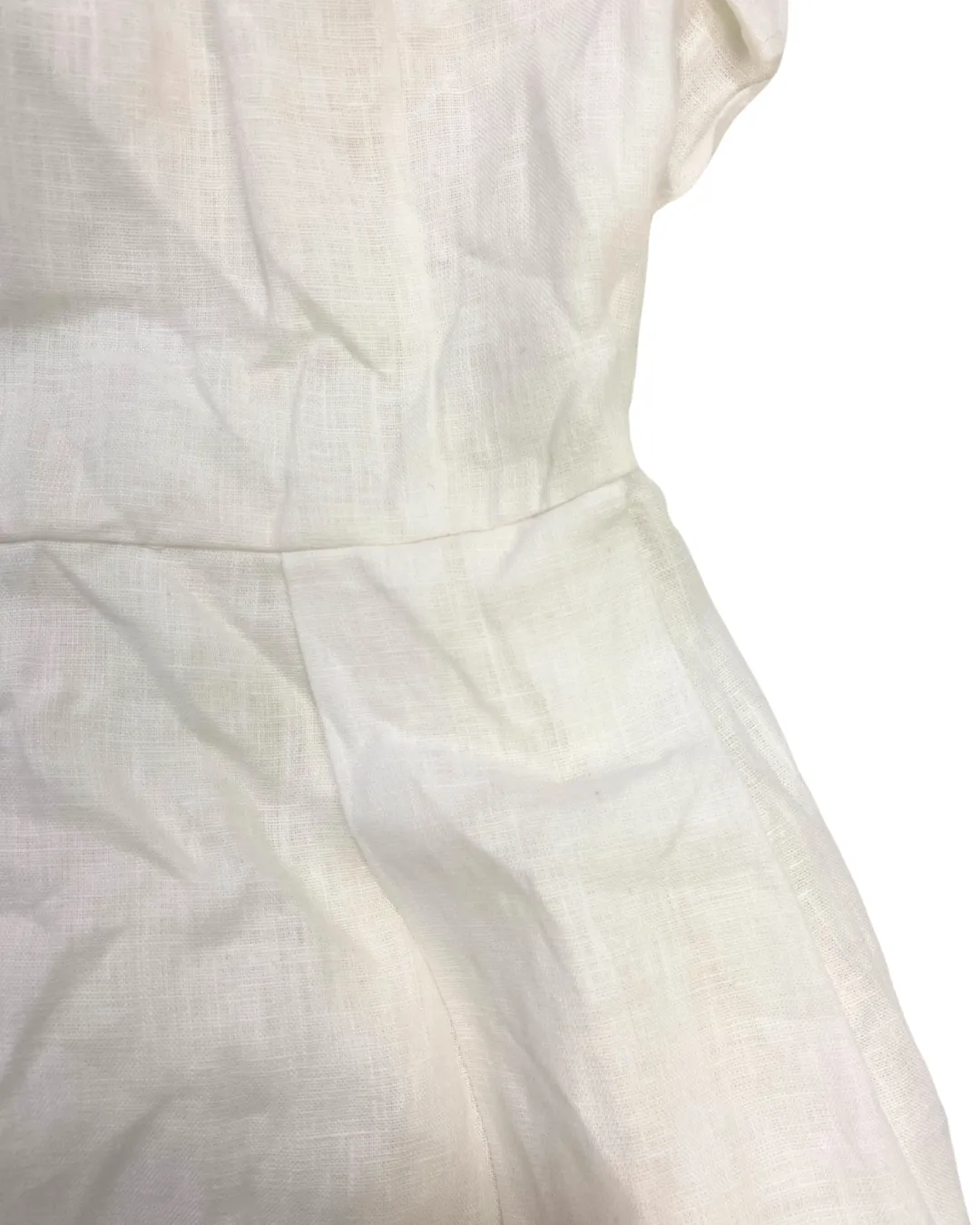 Unknown White Linen Dress