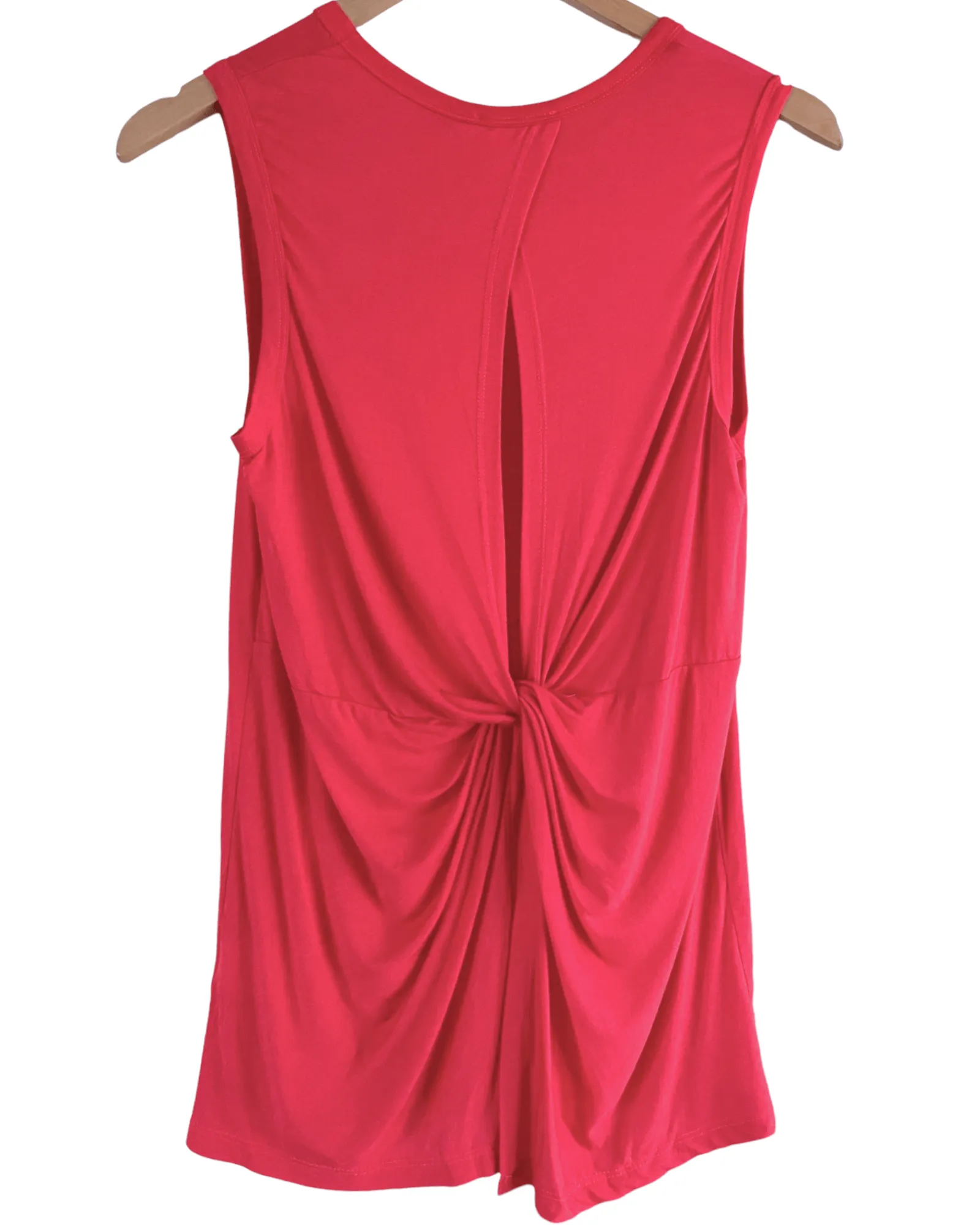 Warm Spring Watermelon Twist Sleeveless Top