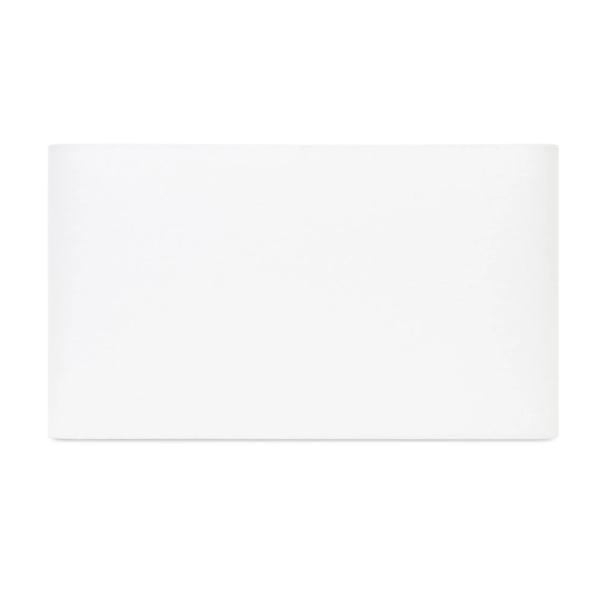 White Rectangle Shade with White Lining