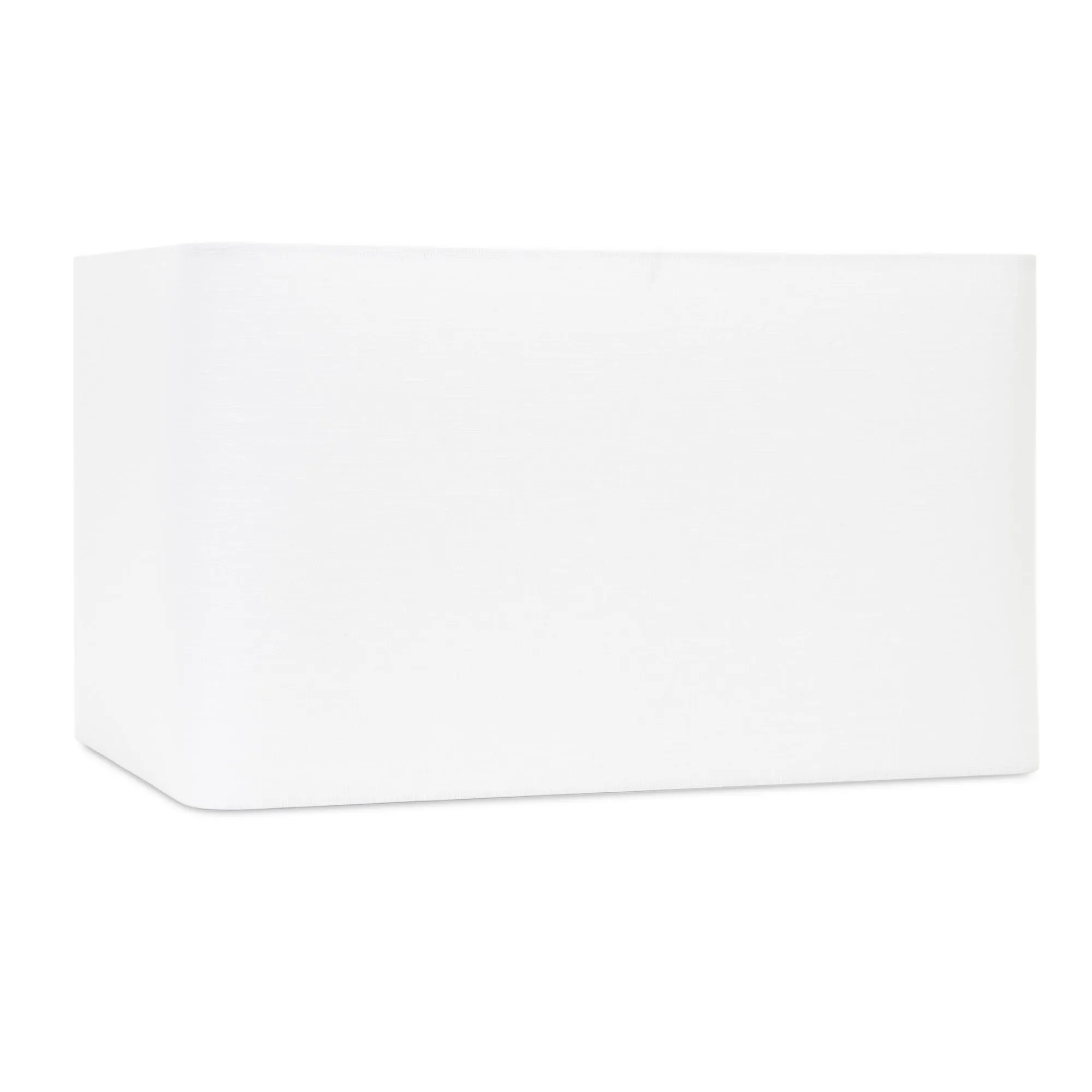White Rectangle Shade with White Lining