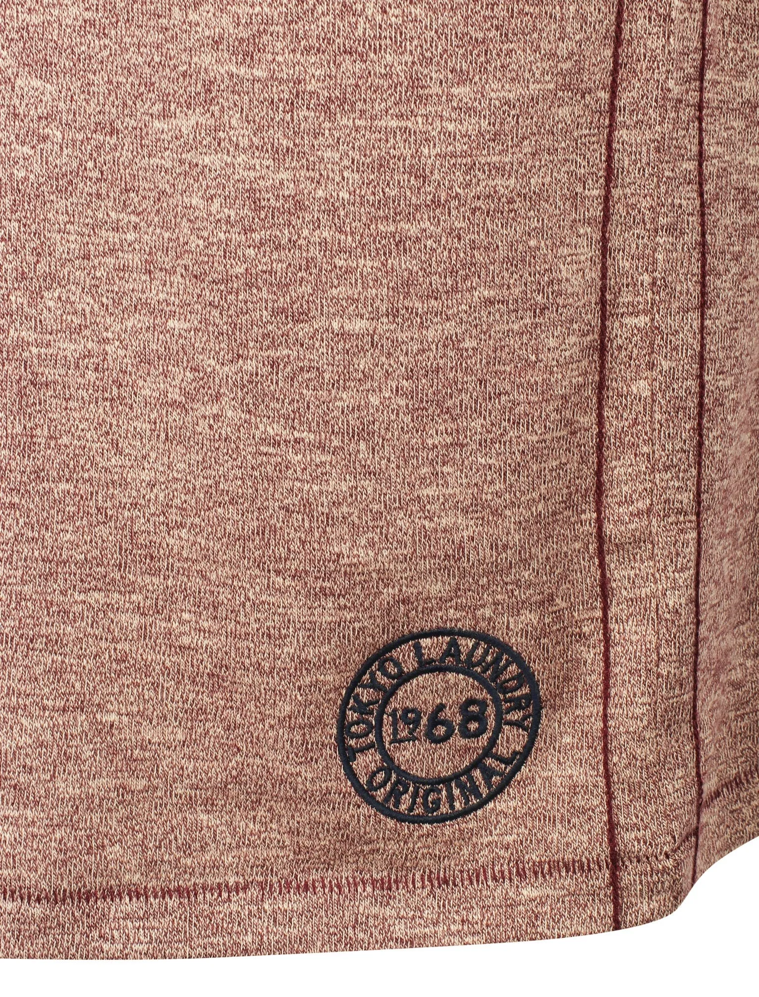 Woodcutter Grindle Cotton Jersey T-Shirt In Windsor Wine / Egg Shell - Tokyo Laundry